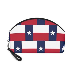 Flag of Texas Makeup Bag