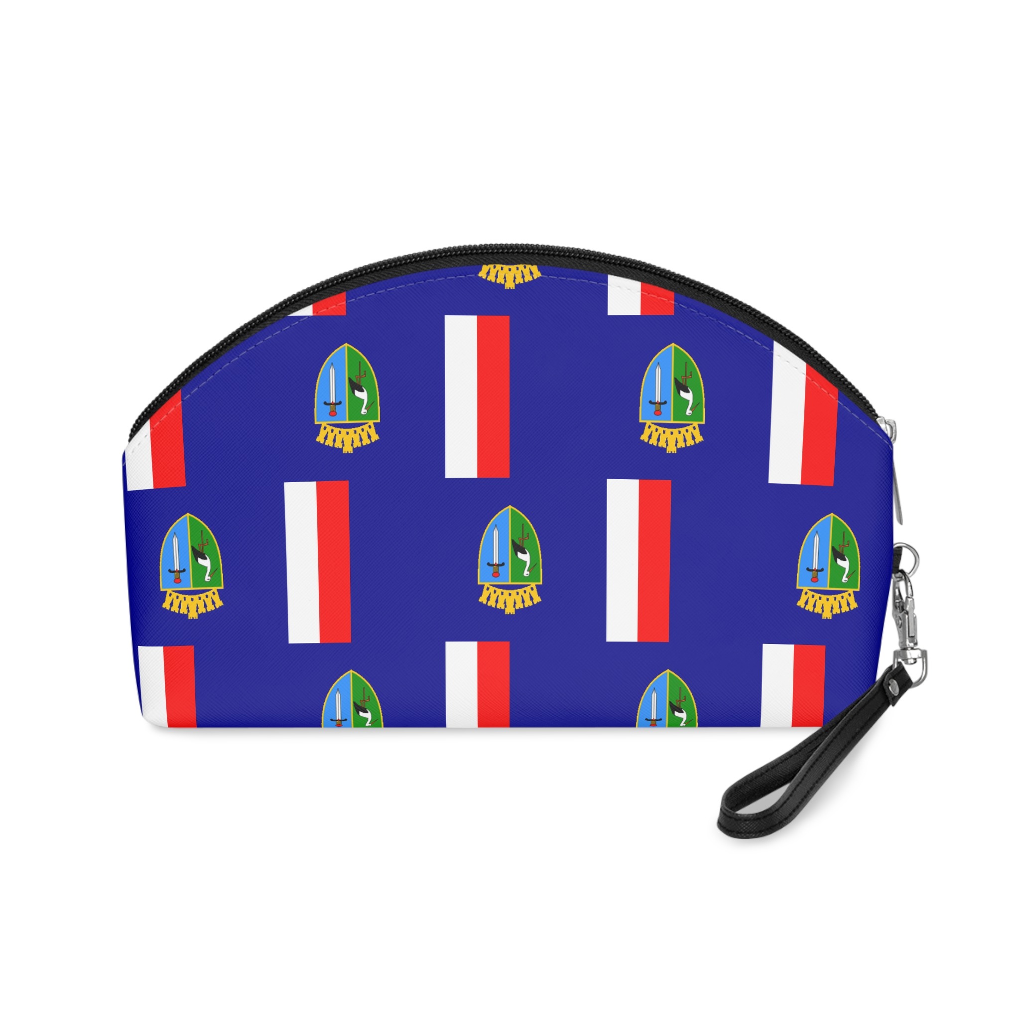 Flag of Sisak Moslavina County Makeup Bag - Image 2