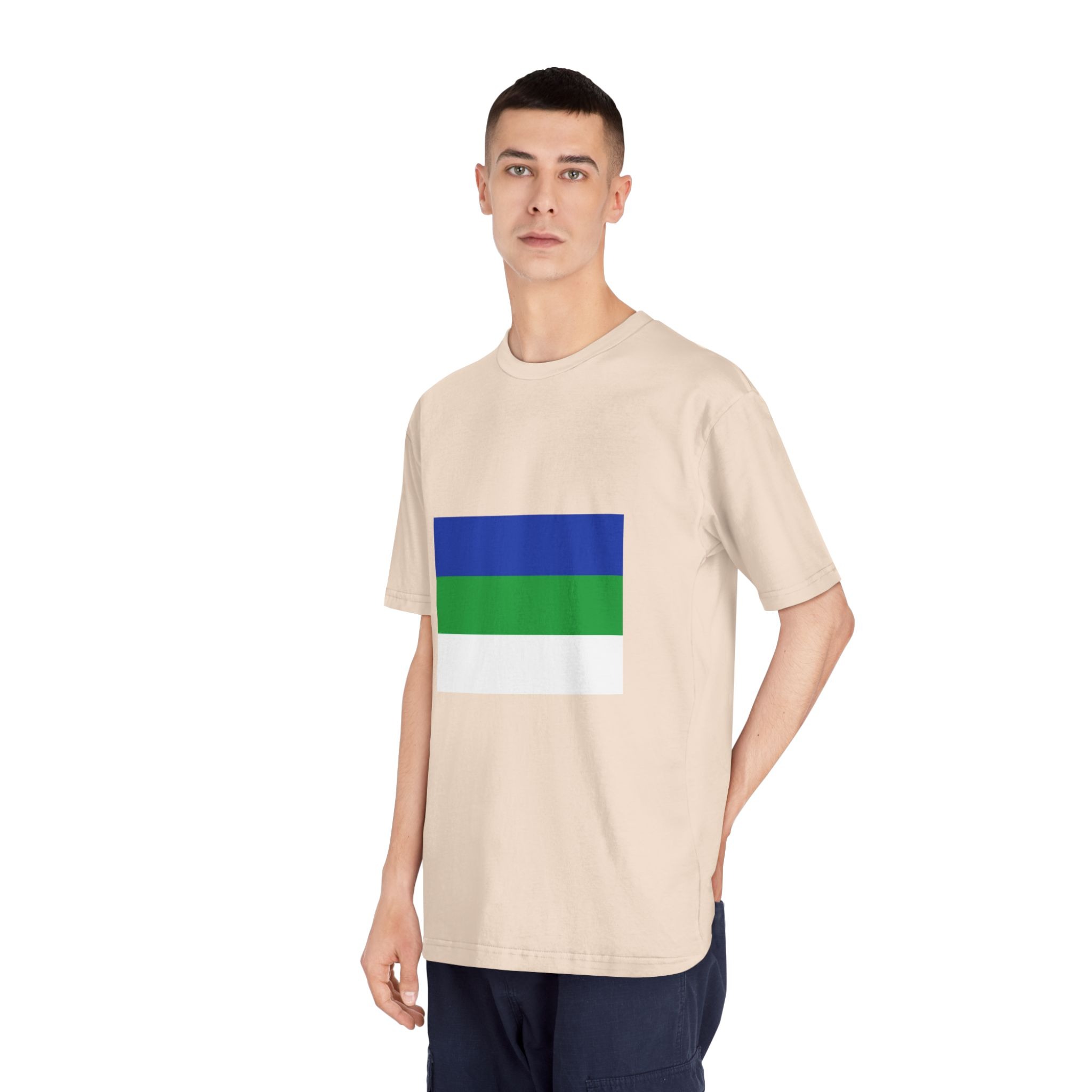 Flag of Komi Unisex Classic Crewneck T Shirt - Image 12