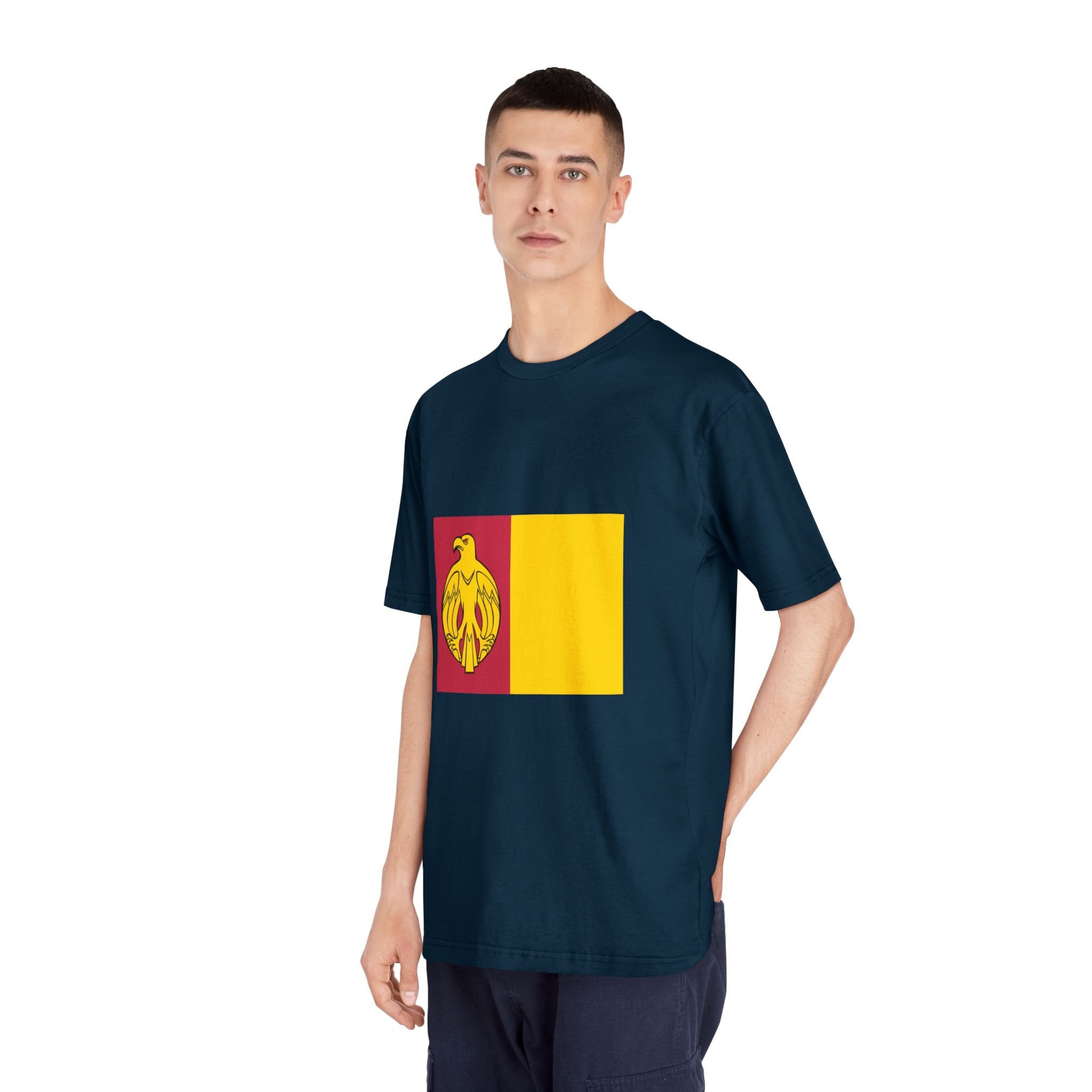 Flag of Kirovohrad Oblast Unisex Classic Crewneck T Shirt - Image 20