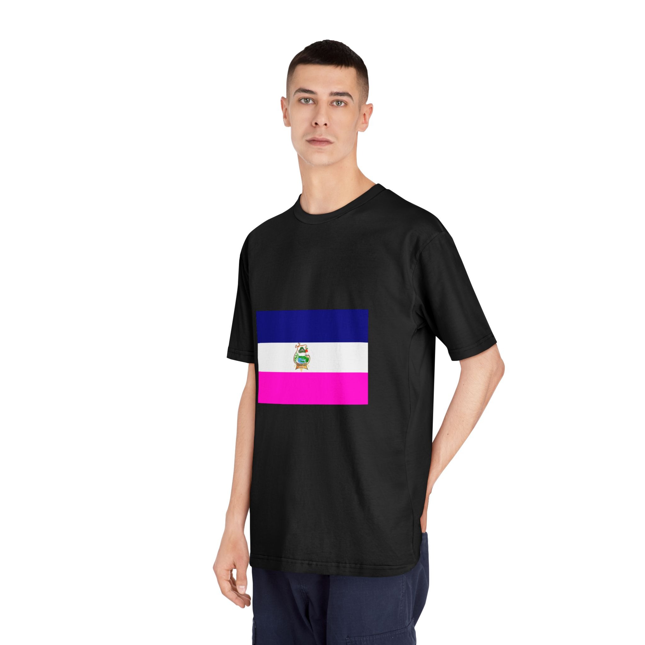 Bandera de Cuscatlán Unisex Classic Crewneck T Shirt - Image 8
