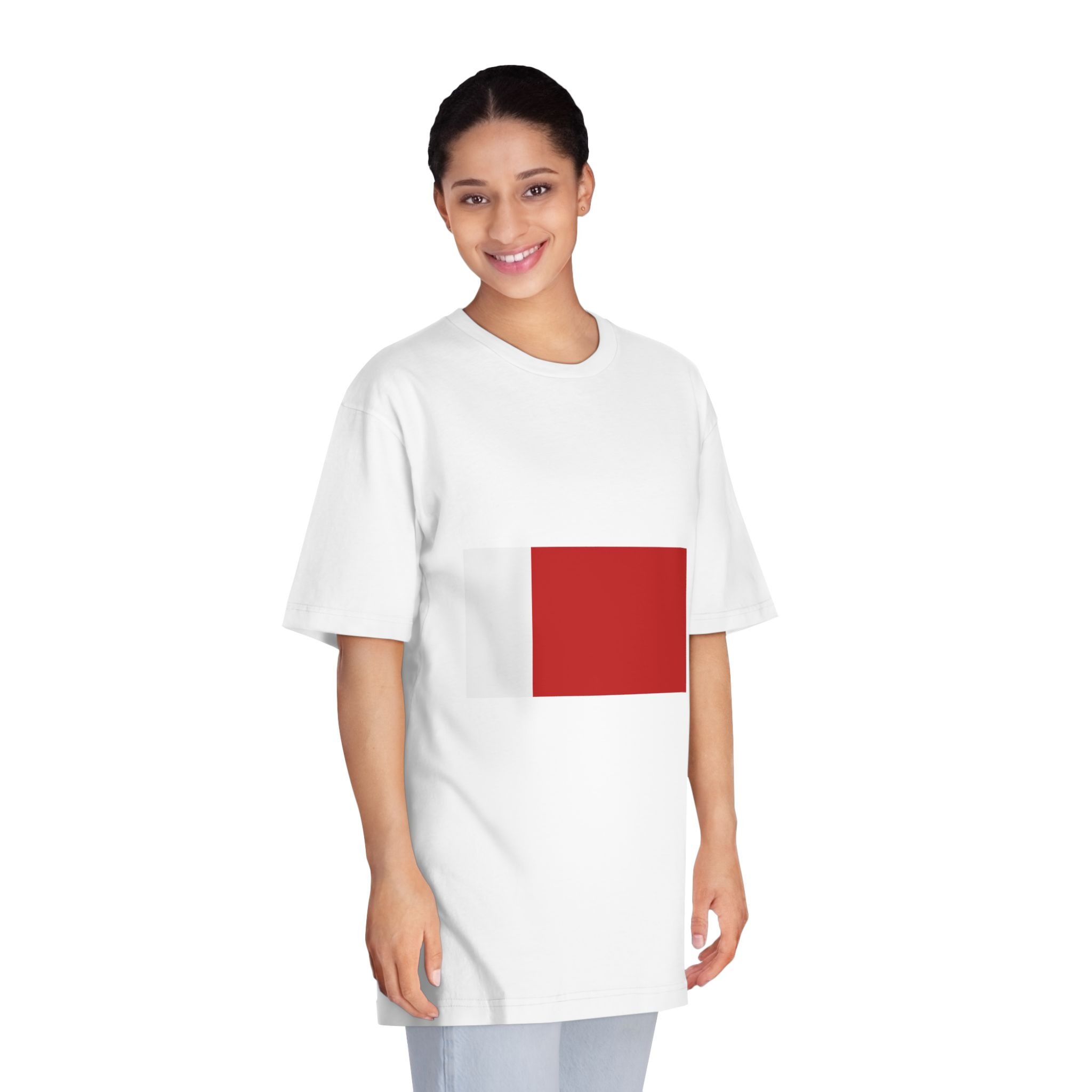 Flag of Ajman Unisex Classic Crewneck T Shirt - Image 3