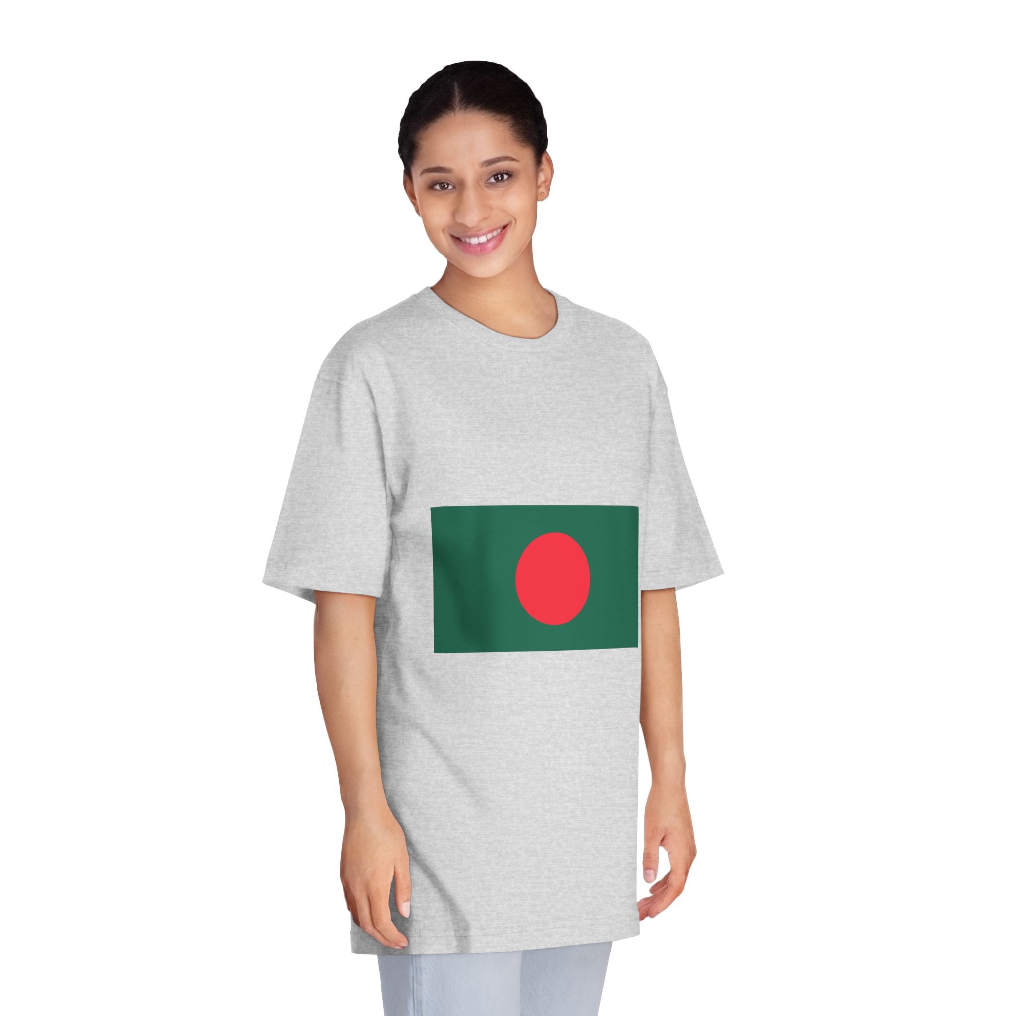 Bangladesh Flag Unisex Classic Crewneck T Shirt - Image 15