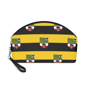 Flag of Saxony Anhalt (state) Makeup Bag