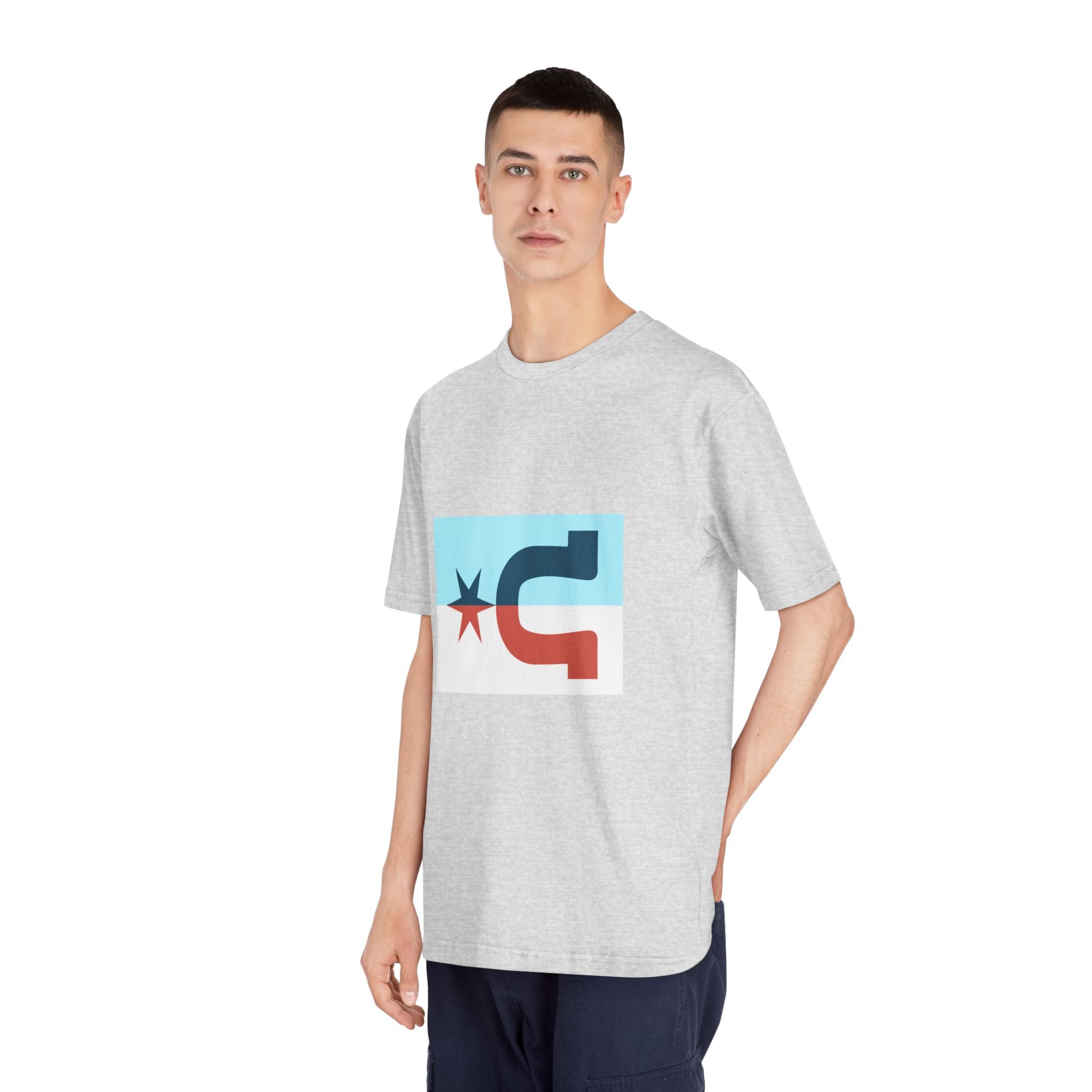 Flag of Caldwell, Kansas Unisex Classic Crewneck T Shirt - Image 16