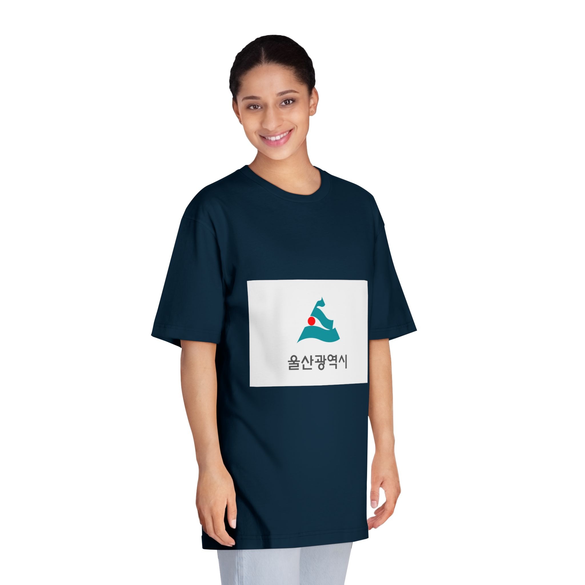 Flag of Ulsan Unisex Classic Crewneck T Shirt - Image 19