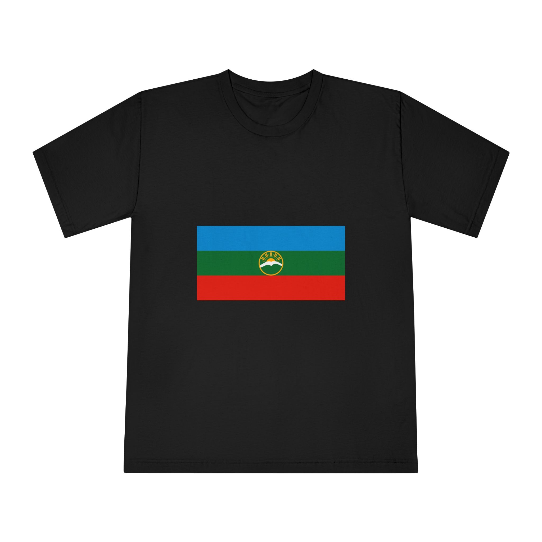 Flag of Karachay Cherkessia Unisex Classic Crewneck T Shirt - Image 5