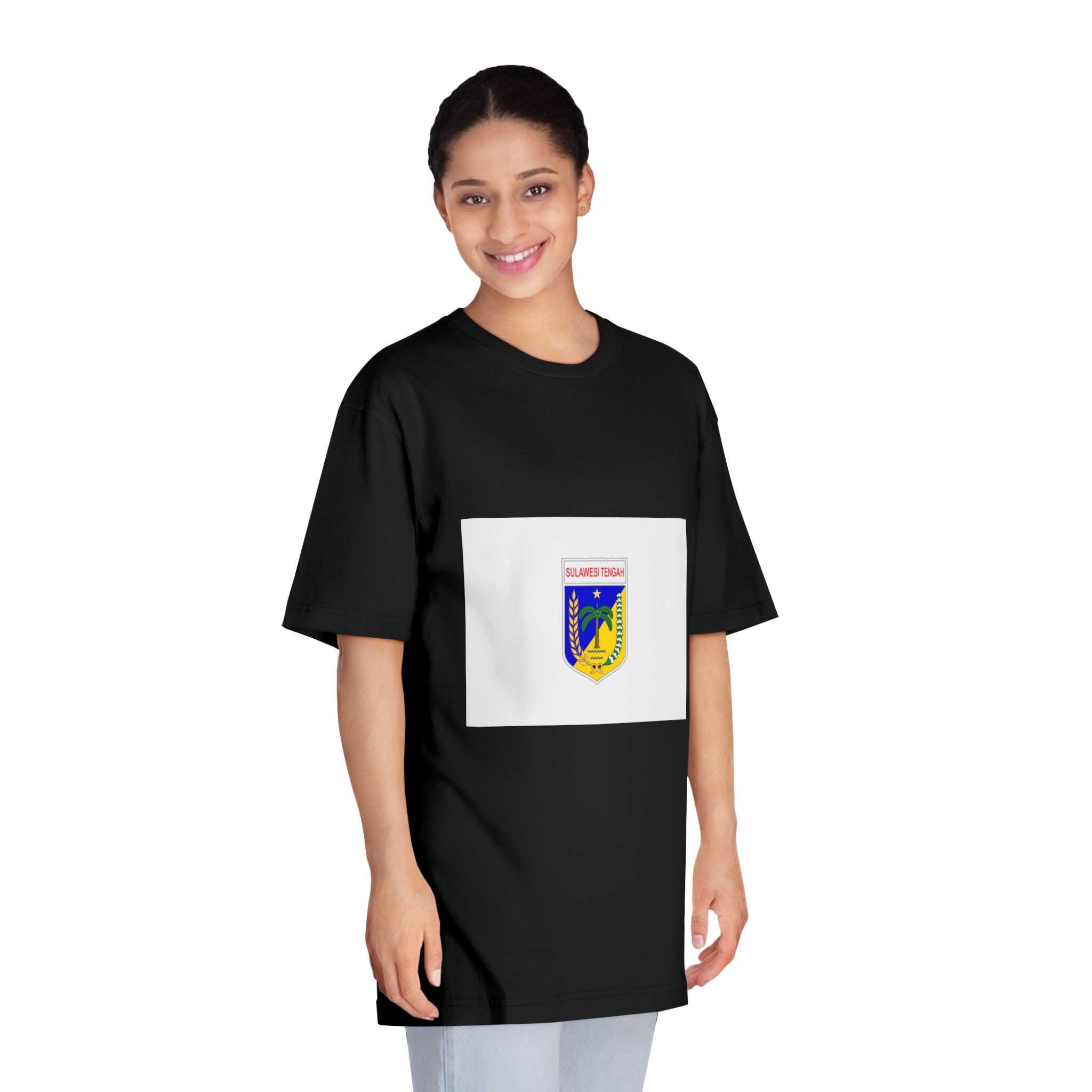 Flag of Central Sulawesi Unisex Classic Crewneck T Shirt - Image 7