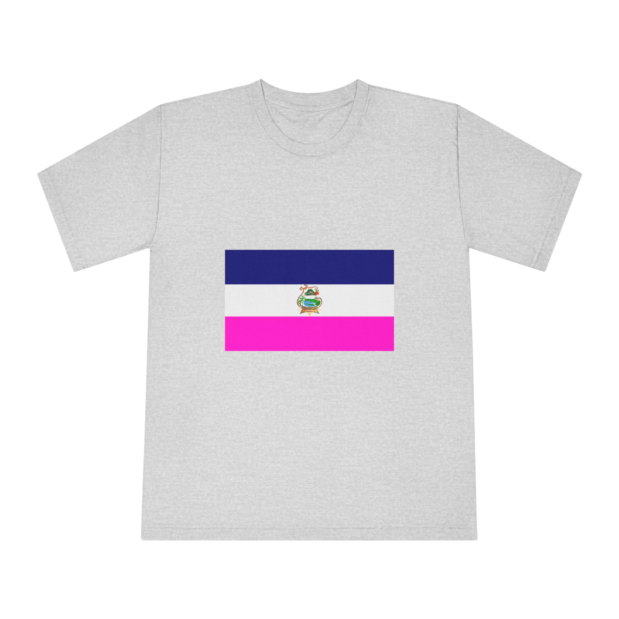 Bandera de Cuscatlán Unisex Classic Crewneck T Shirt - Image 13