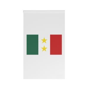 Flag Coahuila Y Tejas Historical Banner With Horizontal Stripes Representing Early Mexican House Banner