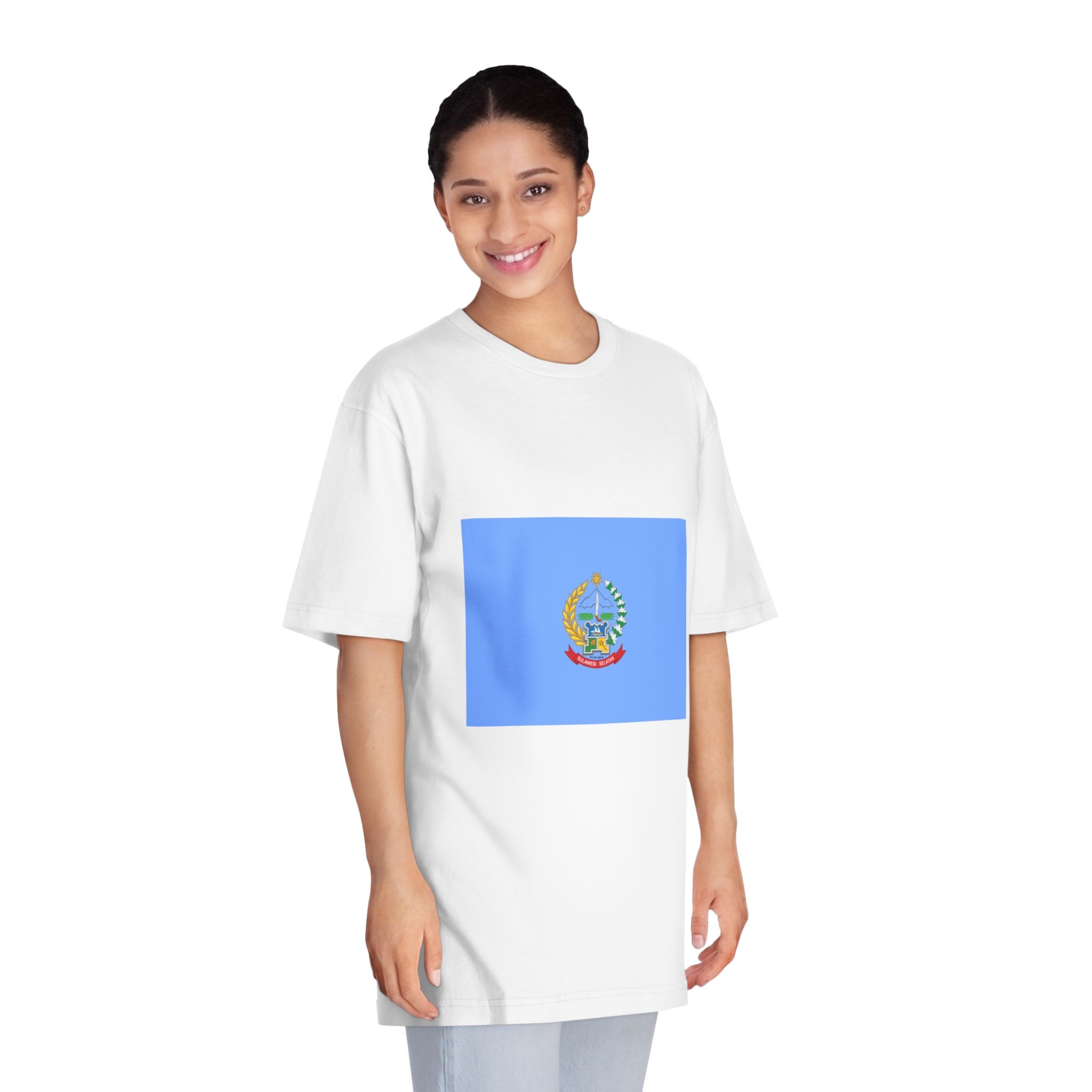 Px Flag of South Sulawesi Unisex Classic Crewneck T Shirt - Image 3