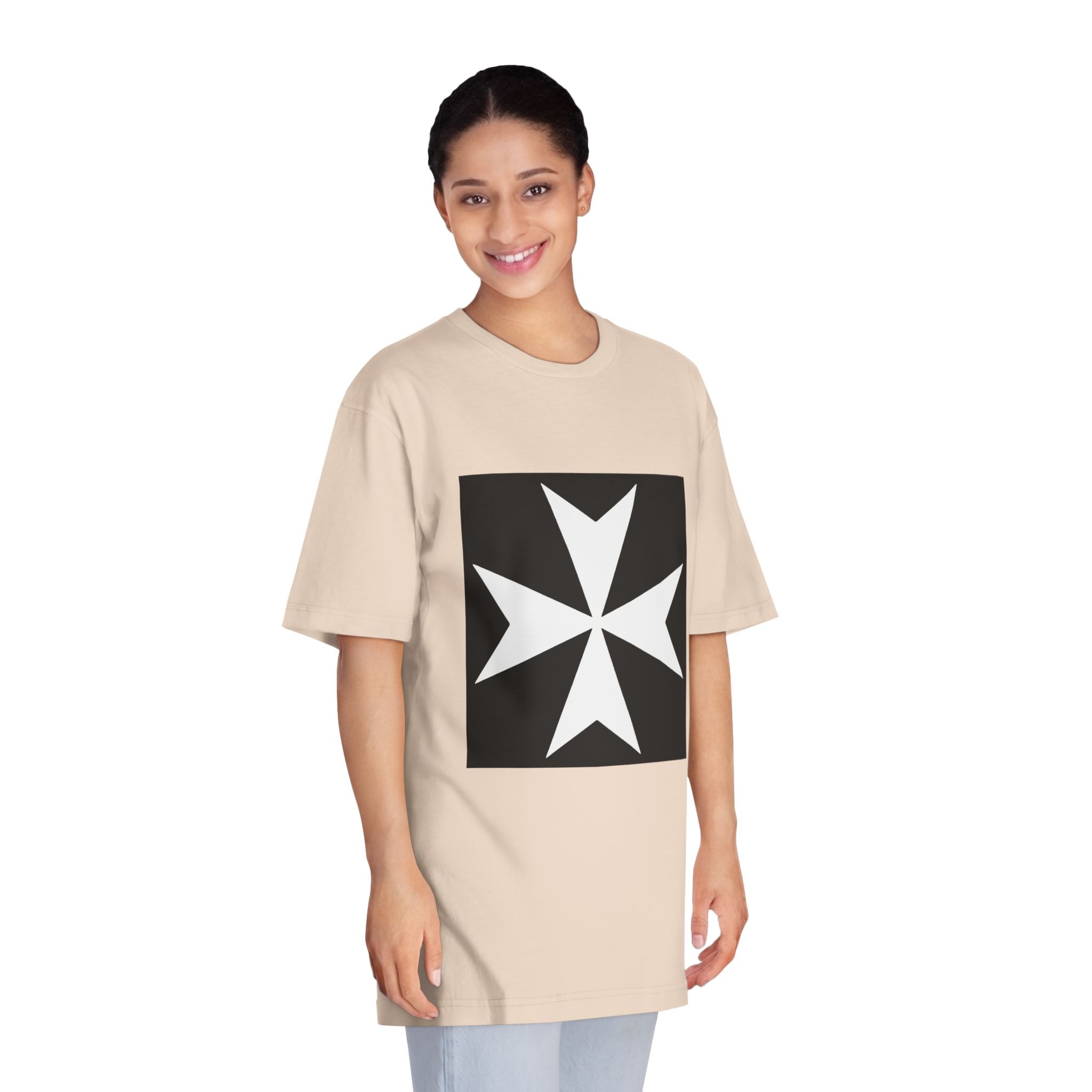 Cross of the Knights Hospitaller Unisex Classic Crewneck T Shirt - Image 11