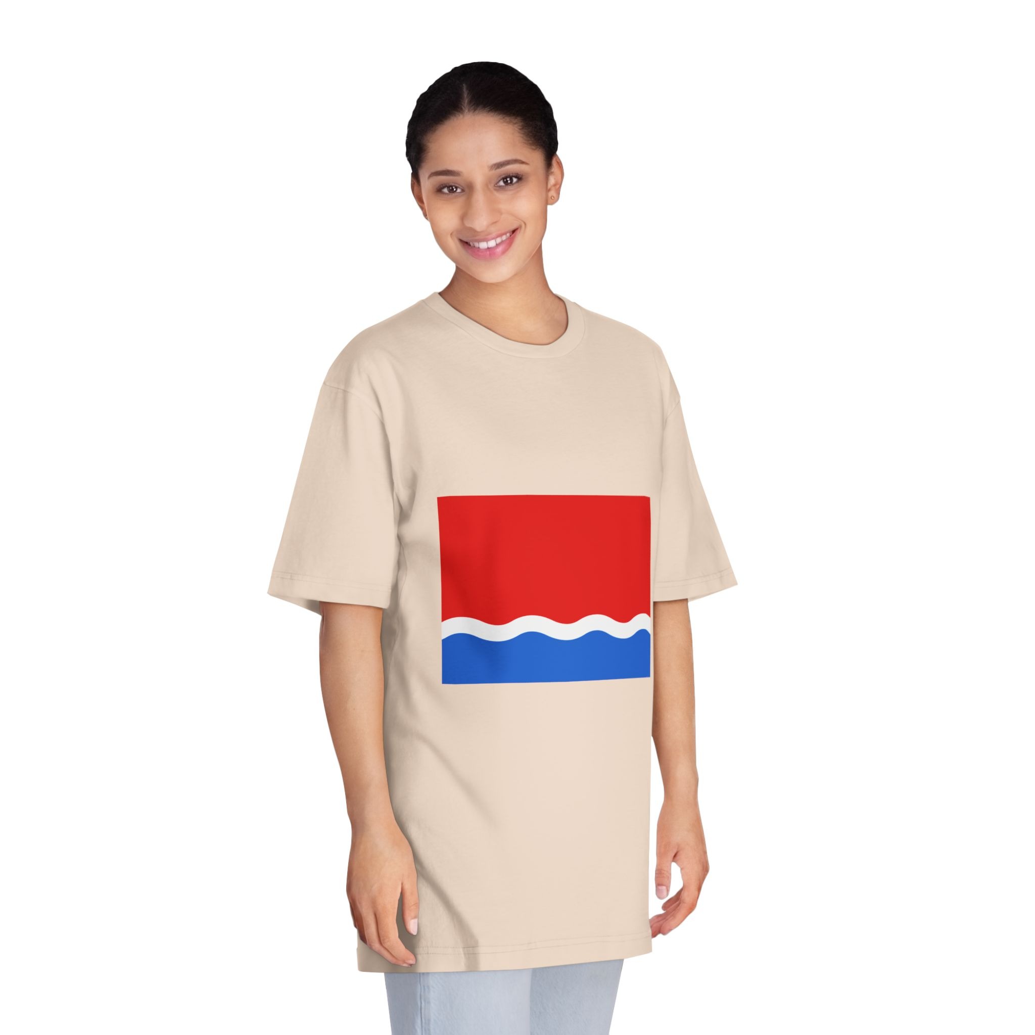 Flag of Amur Oblast Unisex Classic Crewneck T Shirt - Image 11