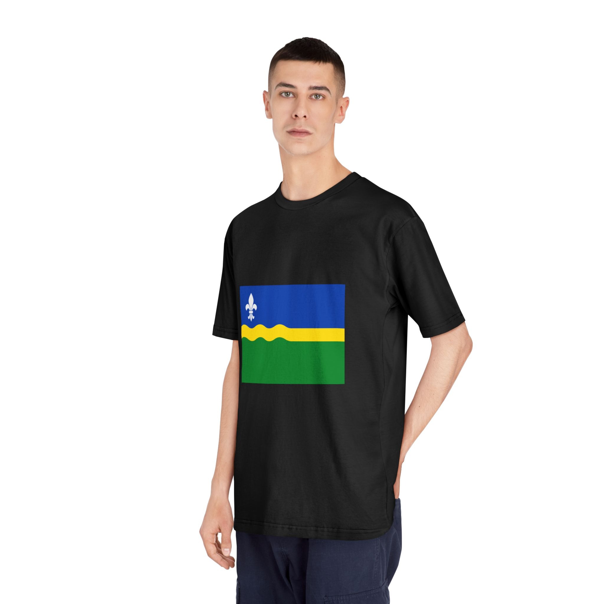 Flag of Flevoland Unisex Classic Crewneck T Shirt - Image 8