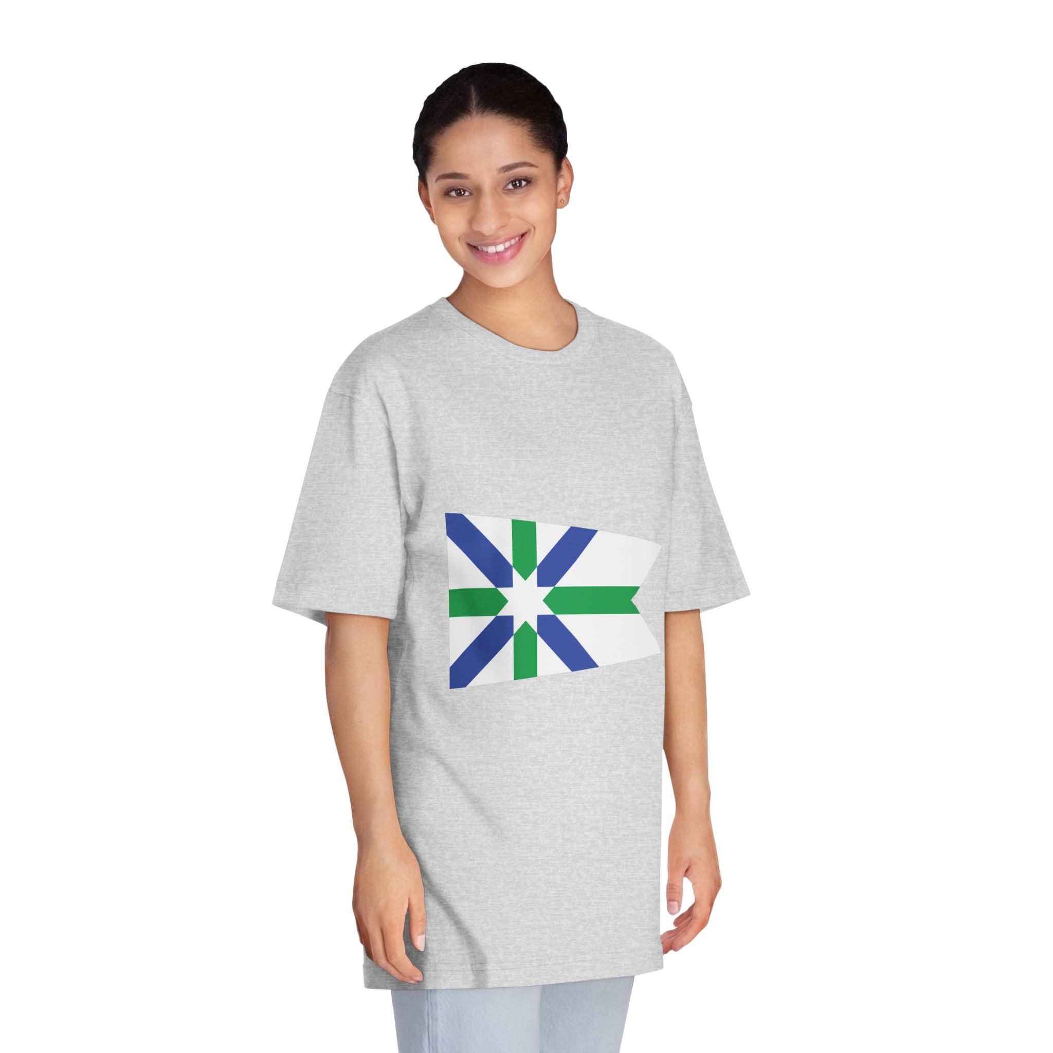 Flag of Kent, Ohio Unisex Classic Crewneck T Shirt - Image 15