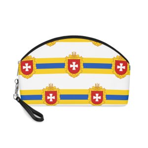 Flag of Rivne Oblast Makeup Bag