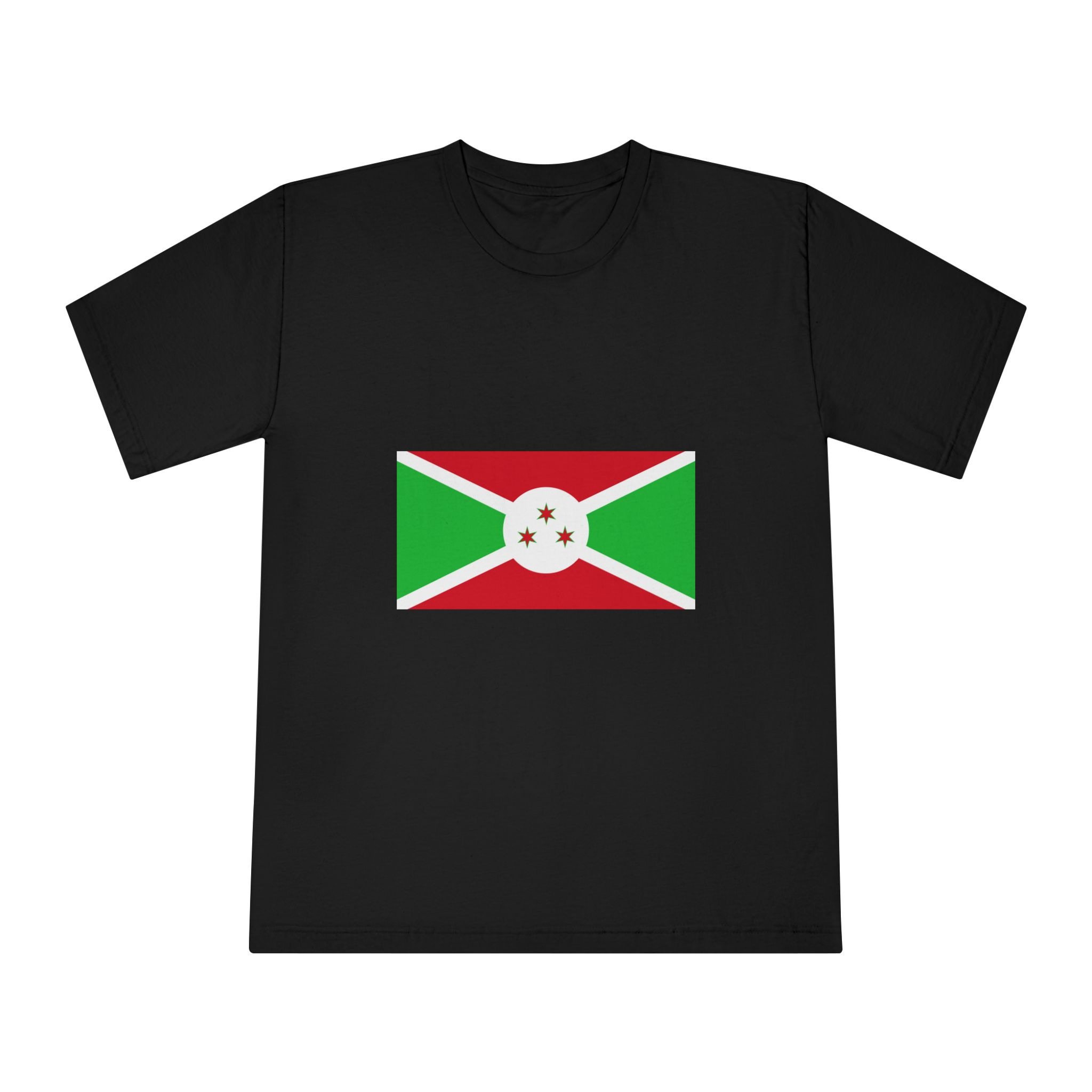 Brundi Flag Unisex Classic Crewneck T Shirt - Image 5
