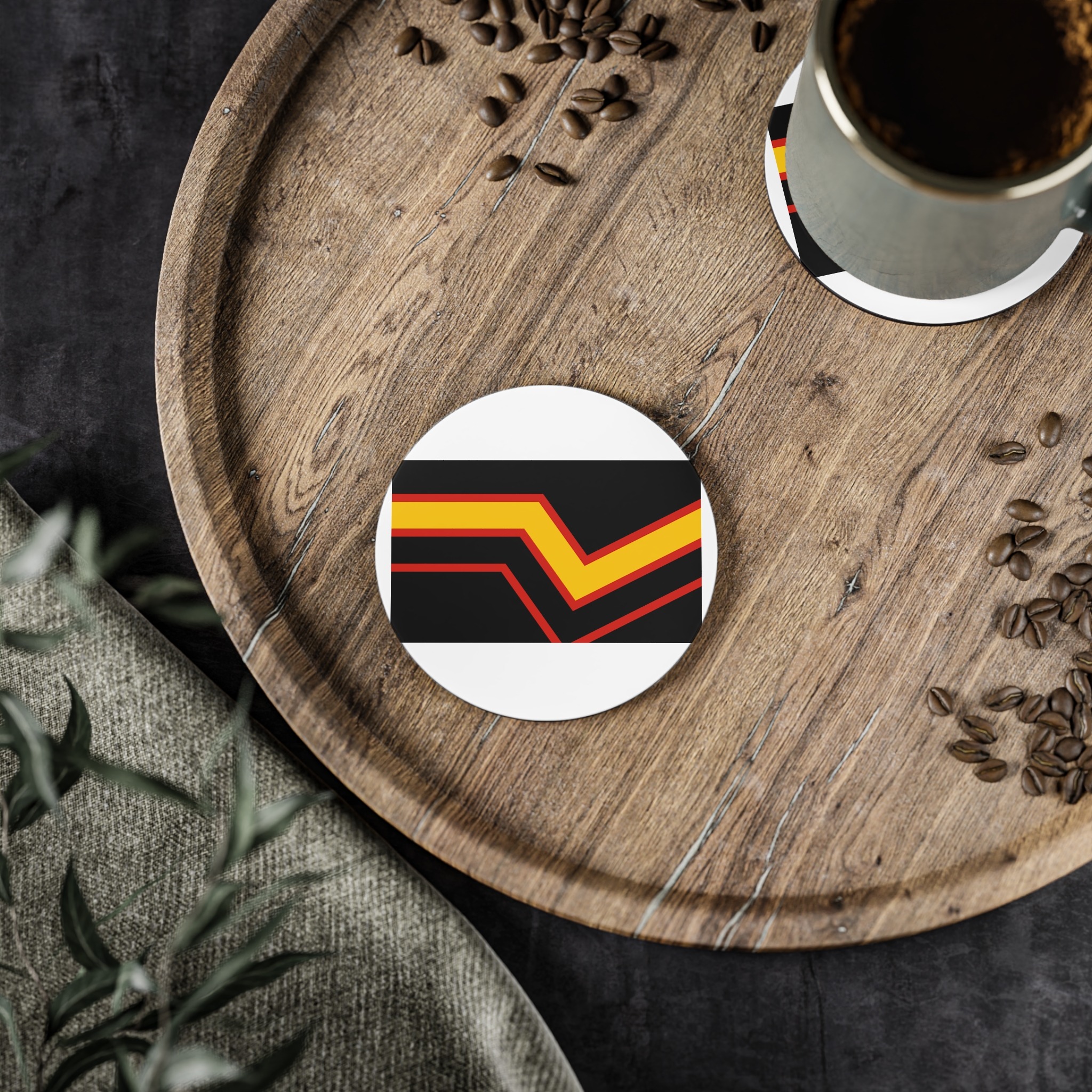 Rubber Fetish Pride Flag Coasters - Image 2