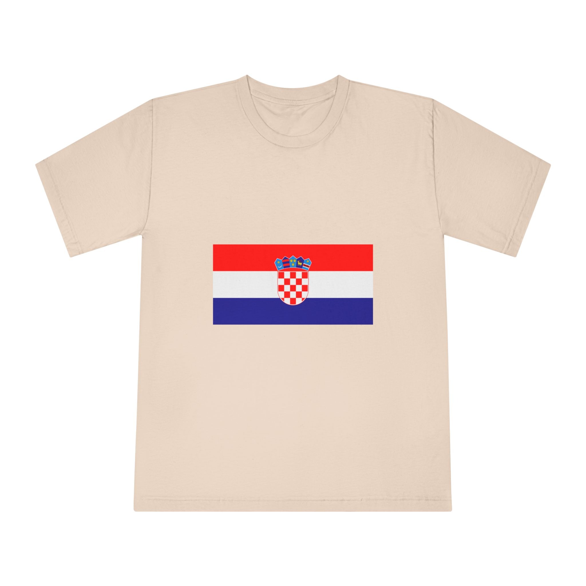 Flag of Croatia Unisex Classic Crewneck T Shirt - Image 9