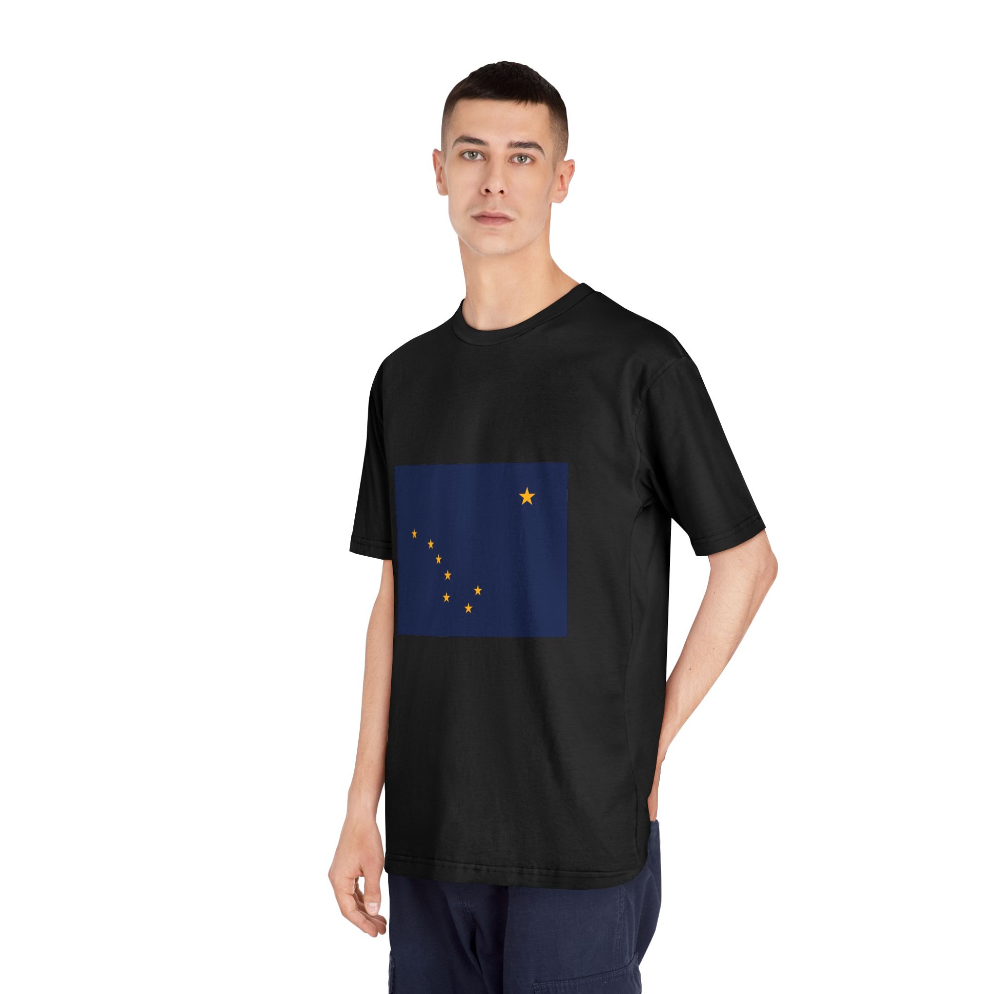 Flag of Alaska Unisex Classic Crewneck T Shirt - Image 8