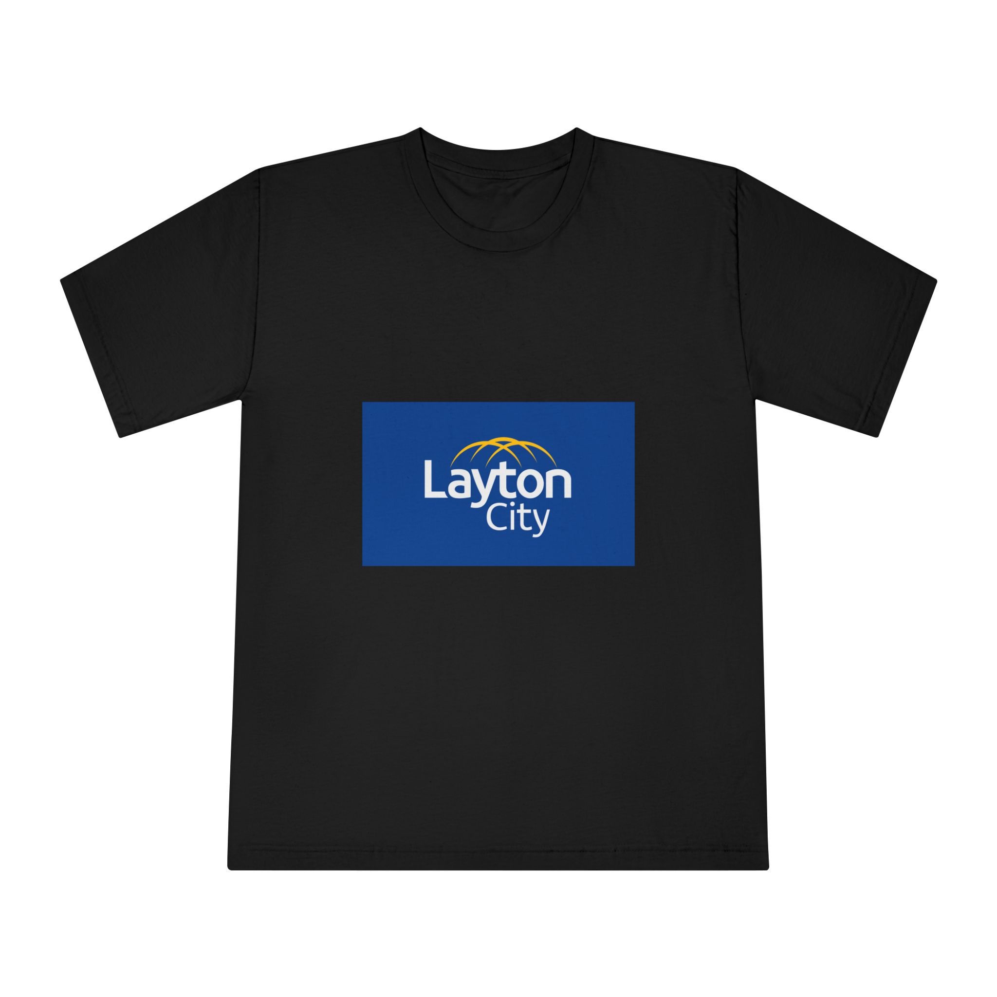 Flag of Layton, Utah Unisex Classic Crewneck T Shirt - Image 5