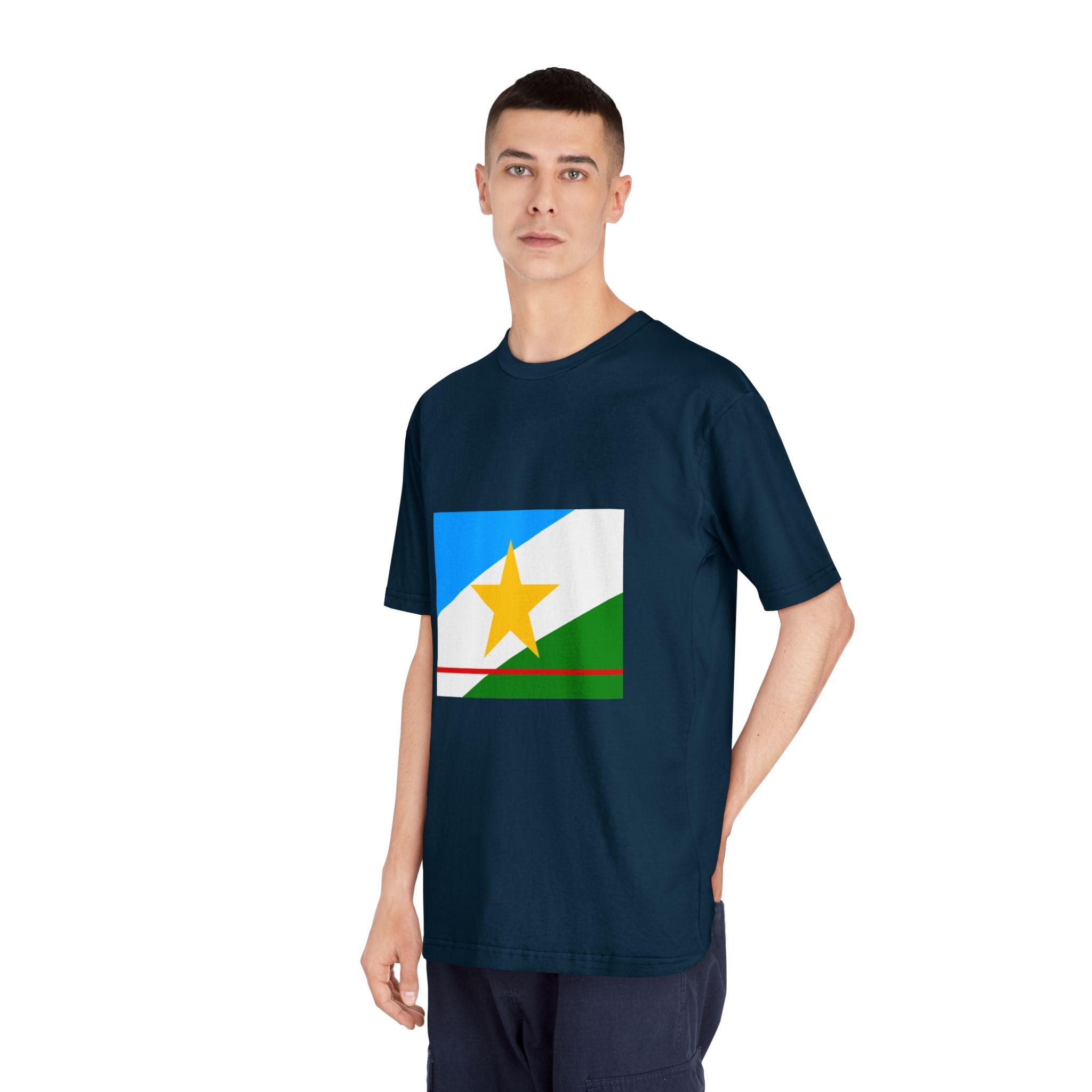 Bandeira de Roraima Unisex Classic Crewneck T Shirt - Image 20
