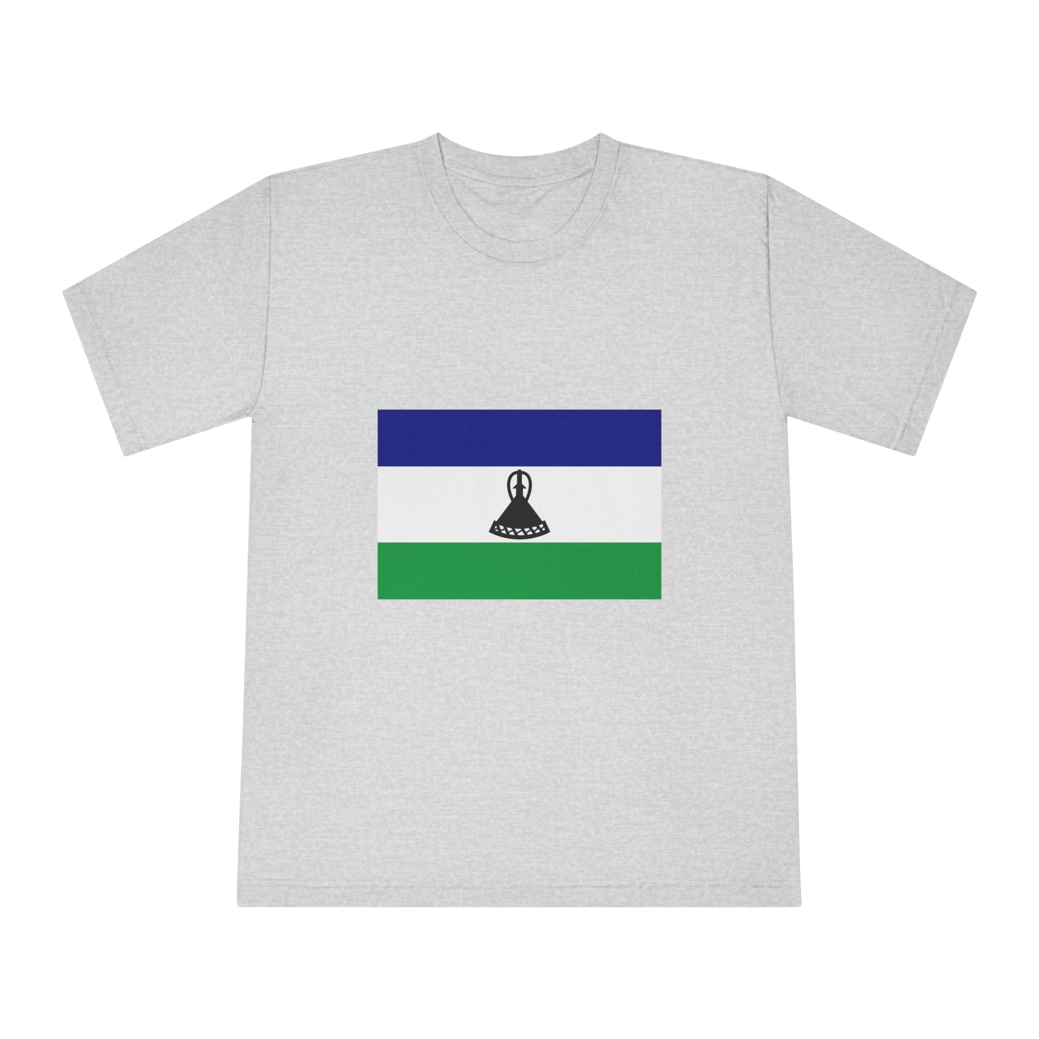 Flag of Lesotho Unisex Classic Crewneck T Shirt - Image 13