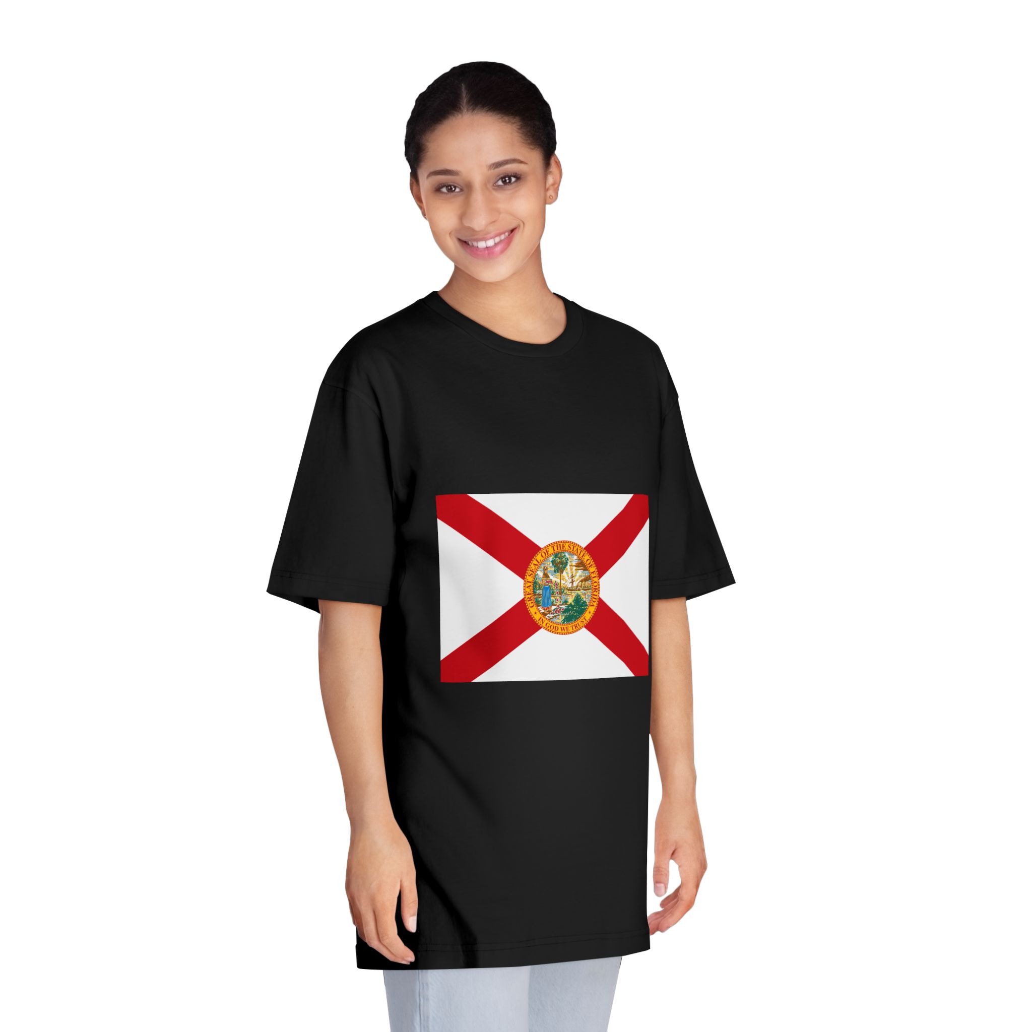 Flag of Florida Unisex Classic Crewneck T Shirt - Image 7