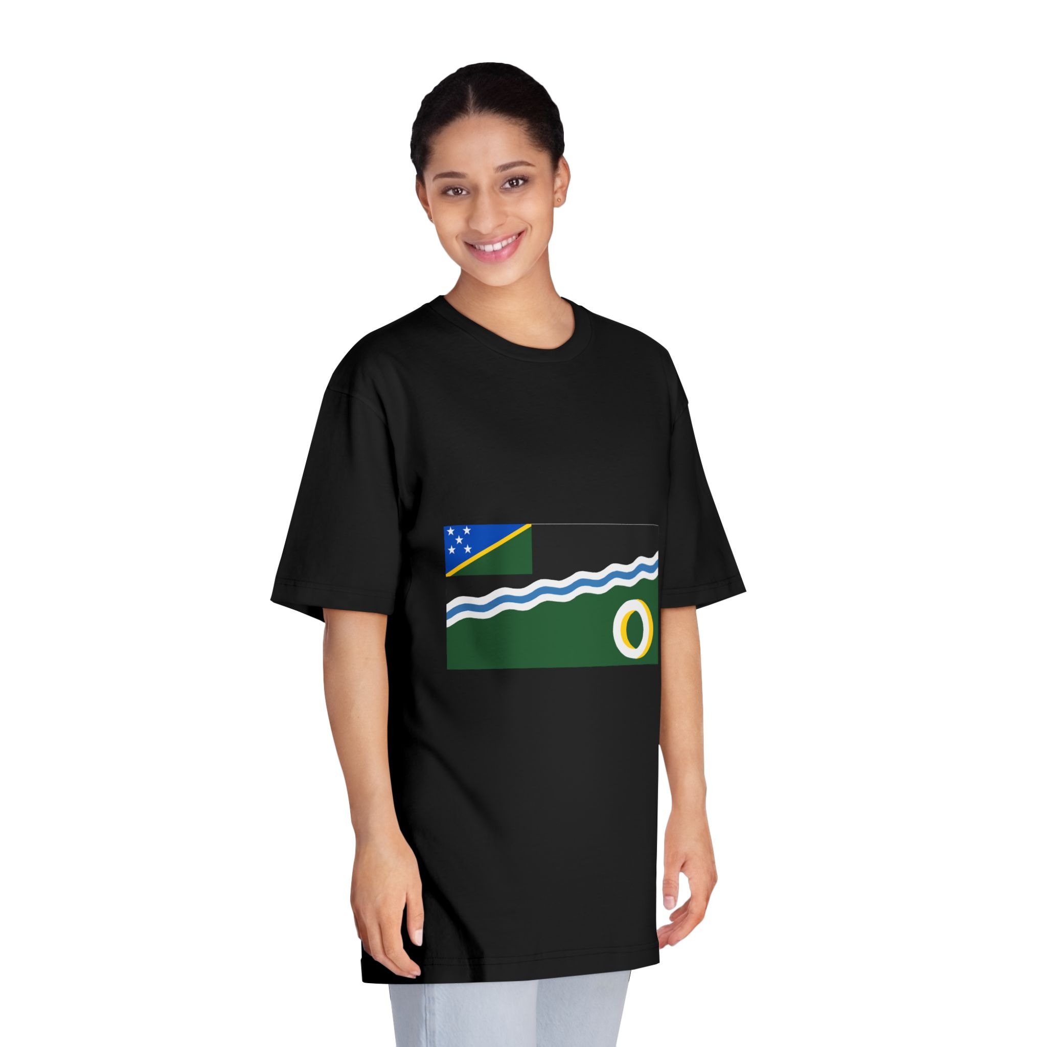 Px Flag of Western Province Solomon Islands Unisex Classic Crewneck T Shirt - Image 7