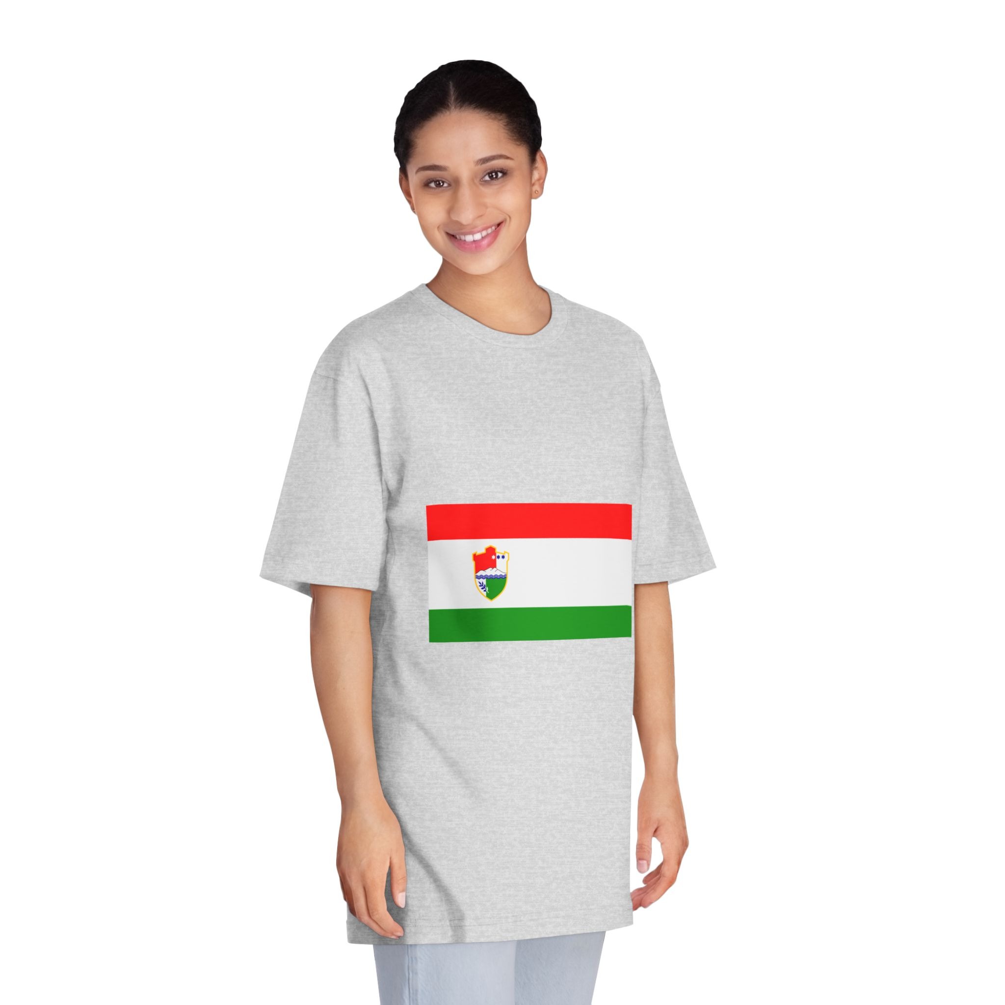 Flag of Central Bosnia Unisex Classic Crewneck T Shirt - Image 15
