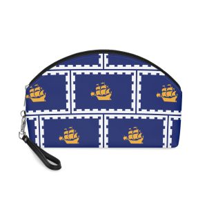 Flag of Quebec City Makeup Bag