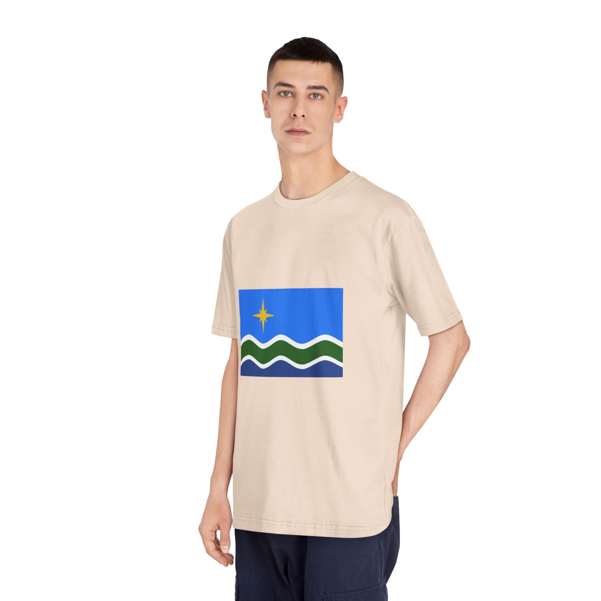 Flag of Duluth, Minnesota Unisex Classic Crewneck T Shirt - Image 12