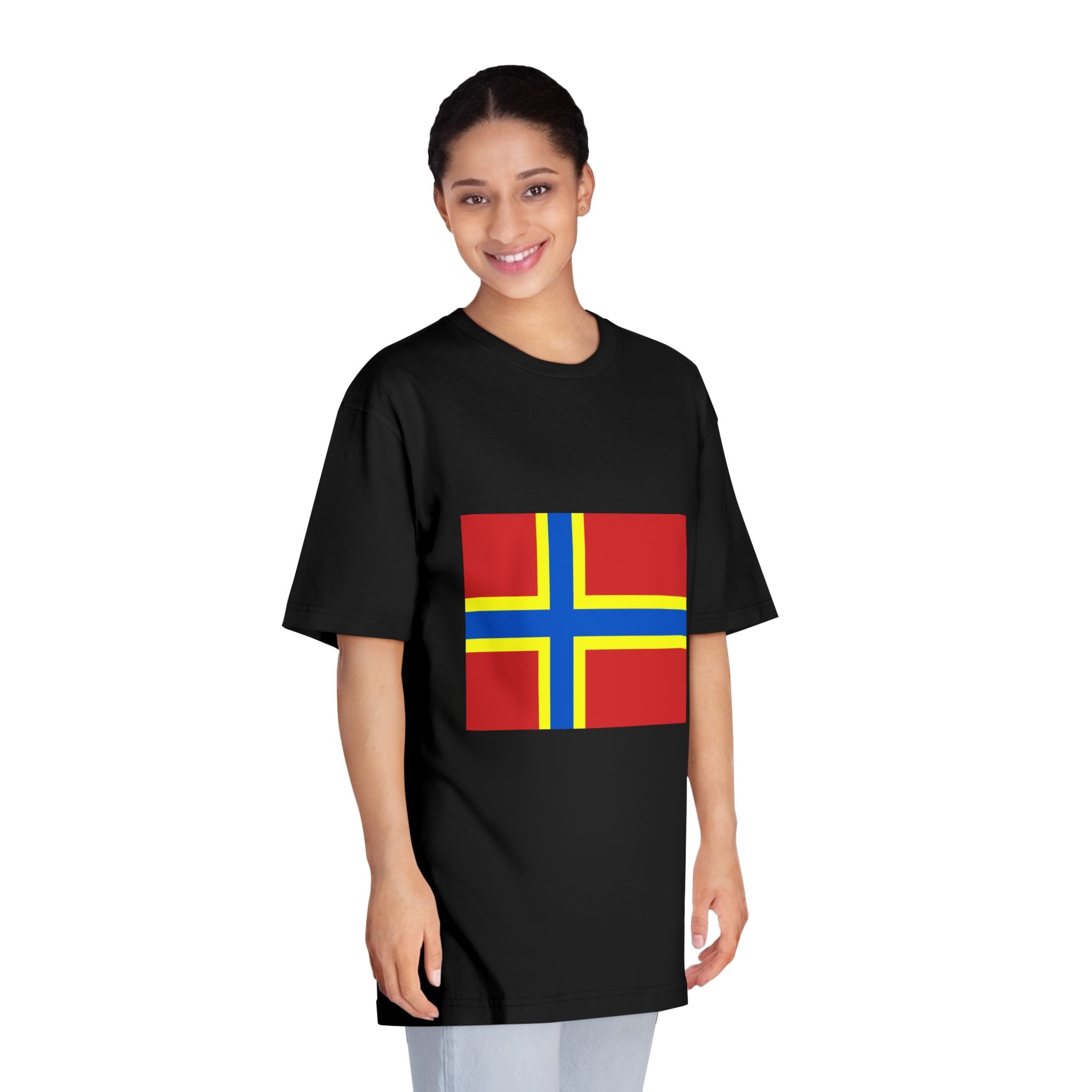 Flag of Orkney Unisex Classic Crewneck T Shirt - Image 7