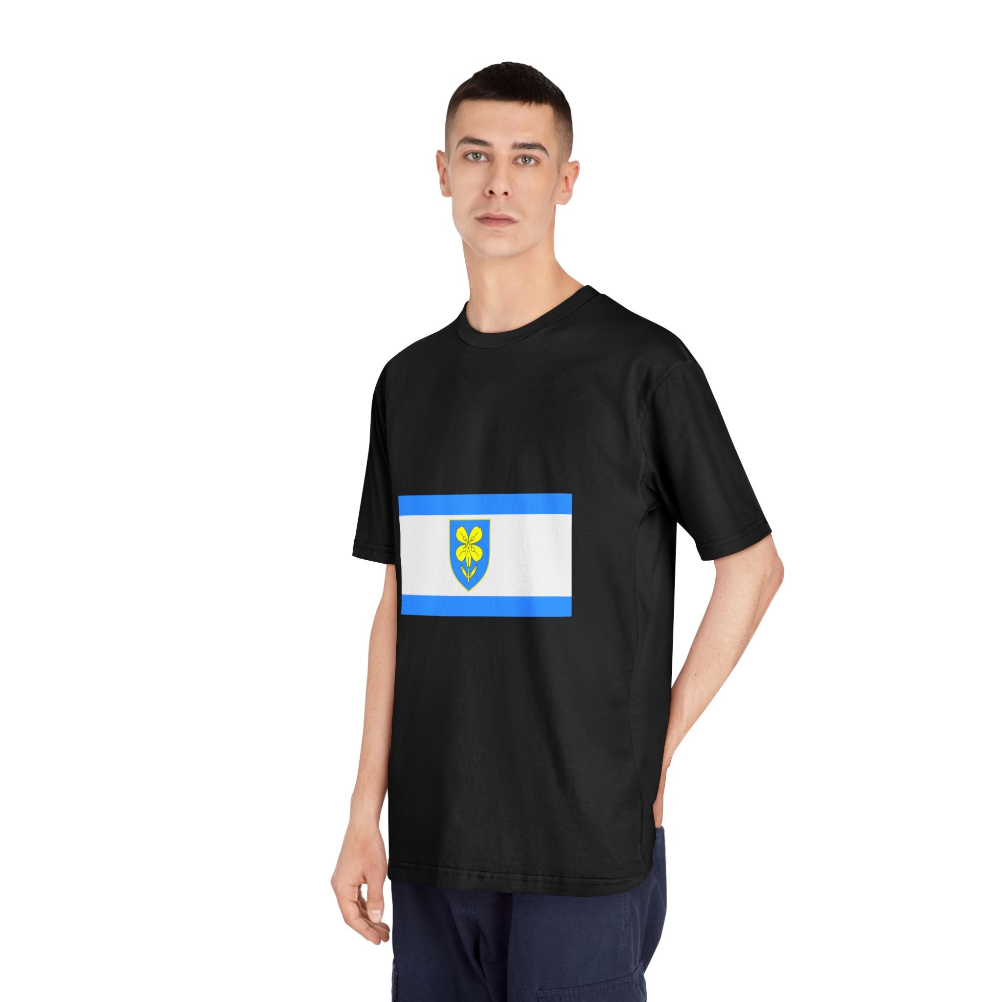 Flag of Lika Senj County Unisex Classic Crewneck T Shirt - Image 8
