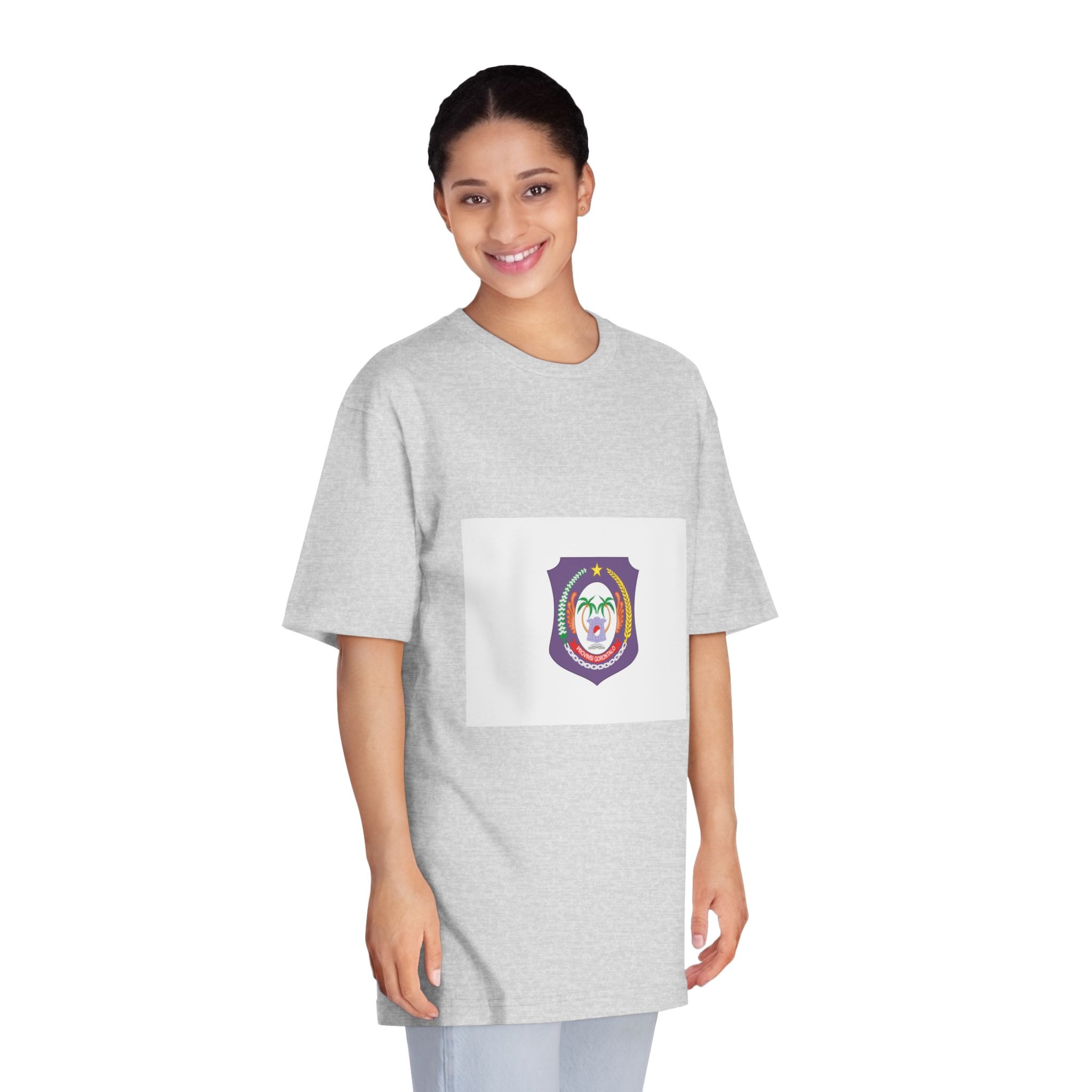 Flag of Gorontalo Unisex Classic Crewneck T Shirt - Image 15