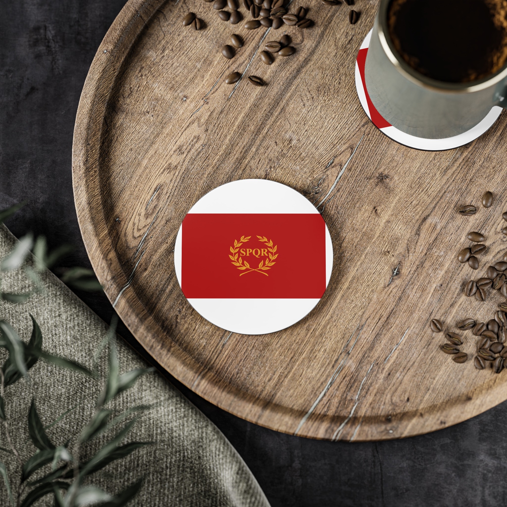 Nova Roma Flag Coasters - Image 2