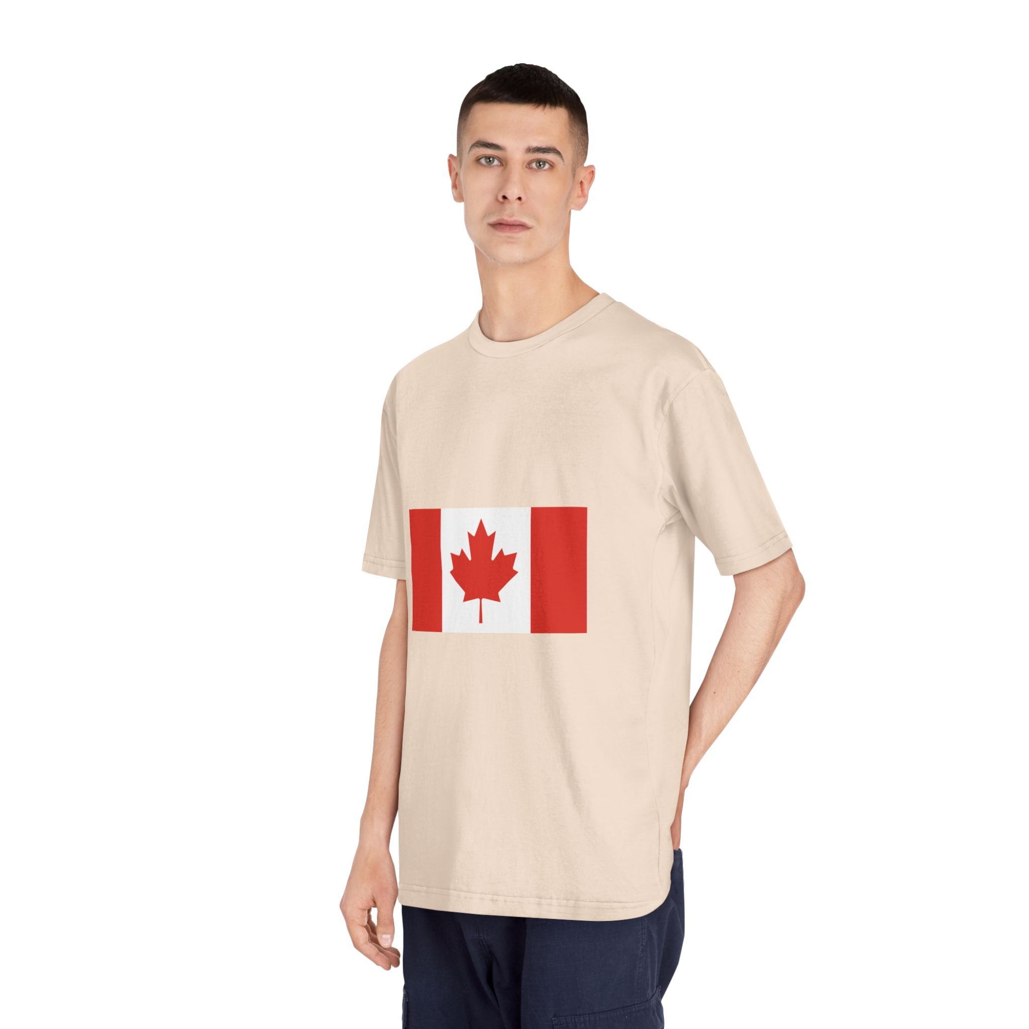 Flag of Canada (pantone) Unisex Classic Crewneck T Shirt - Image 12