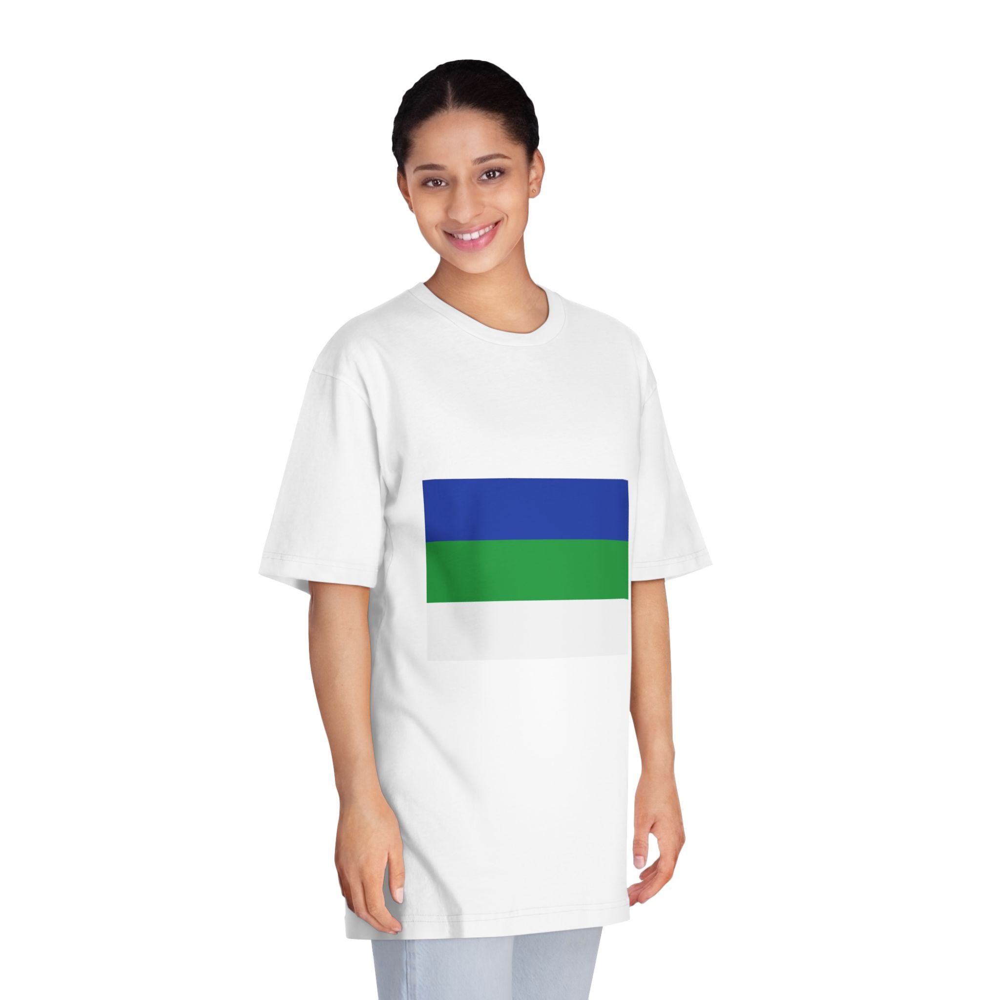 Flag of Komi Unisex Classic Crewneck T Shirt - Image 3