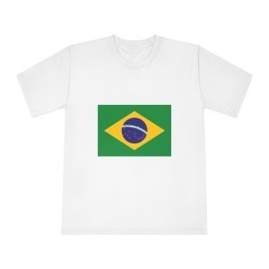 Flag of Brazil Unisex Classic Crewneck T Shirt