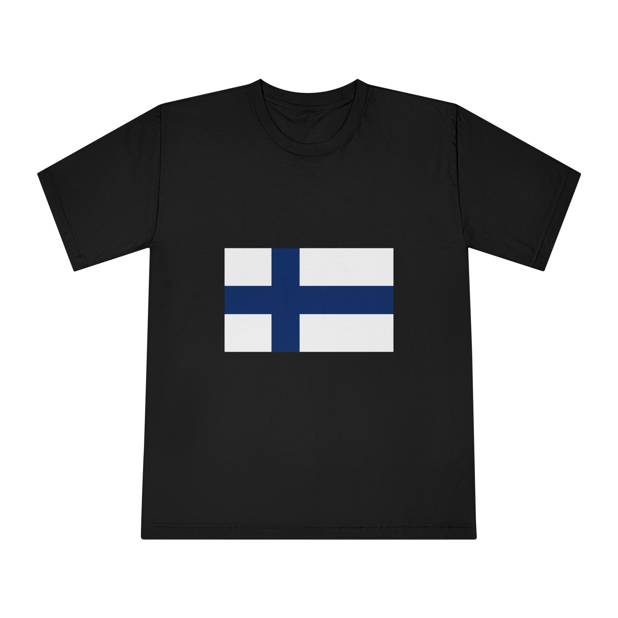 Flag of Finland Unisex Classic Crewneck T Shirt - Image 5