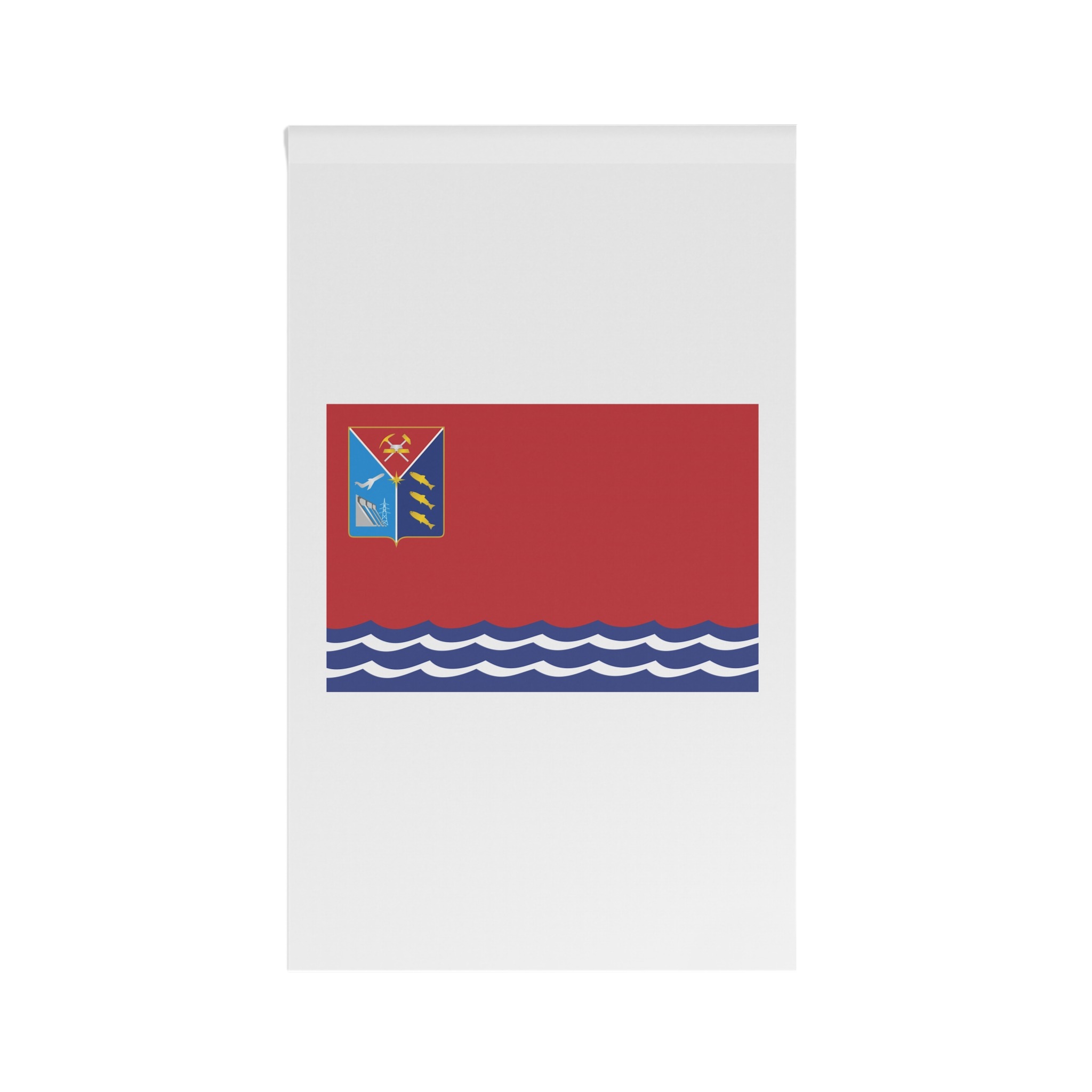 Flag of Magadan Oblast House Banner - Image 2