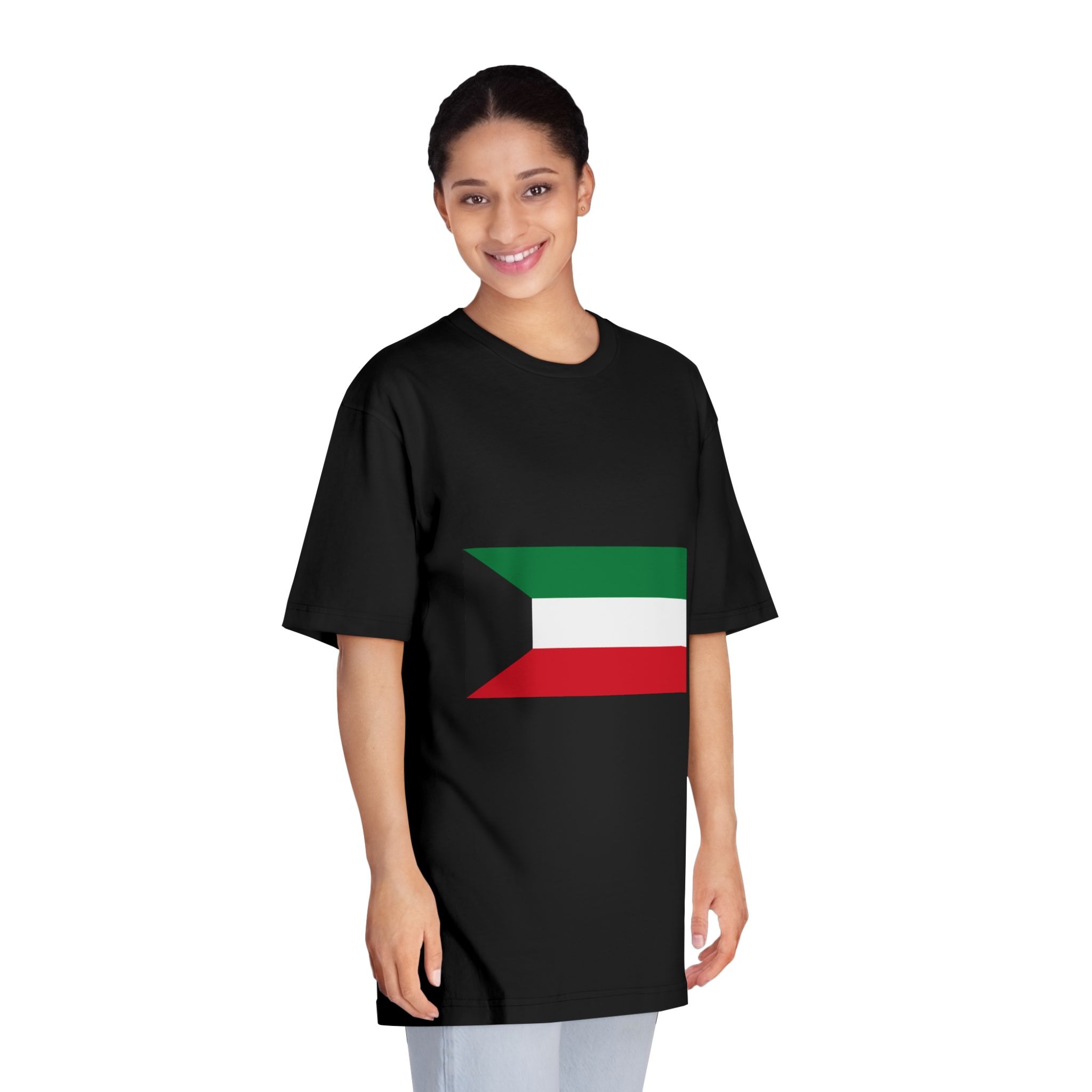 Flag of Kuwait Unisex Classic Crewneck T Shirt - Image 7