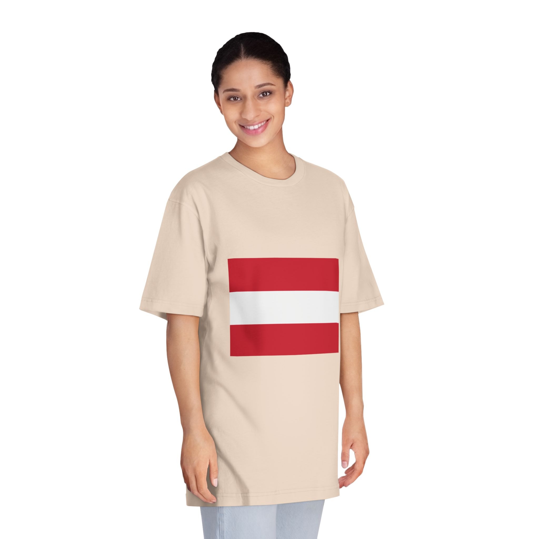 Flag of Austria Unisex Classic Crewneck T Shirt - Image 11