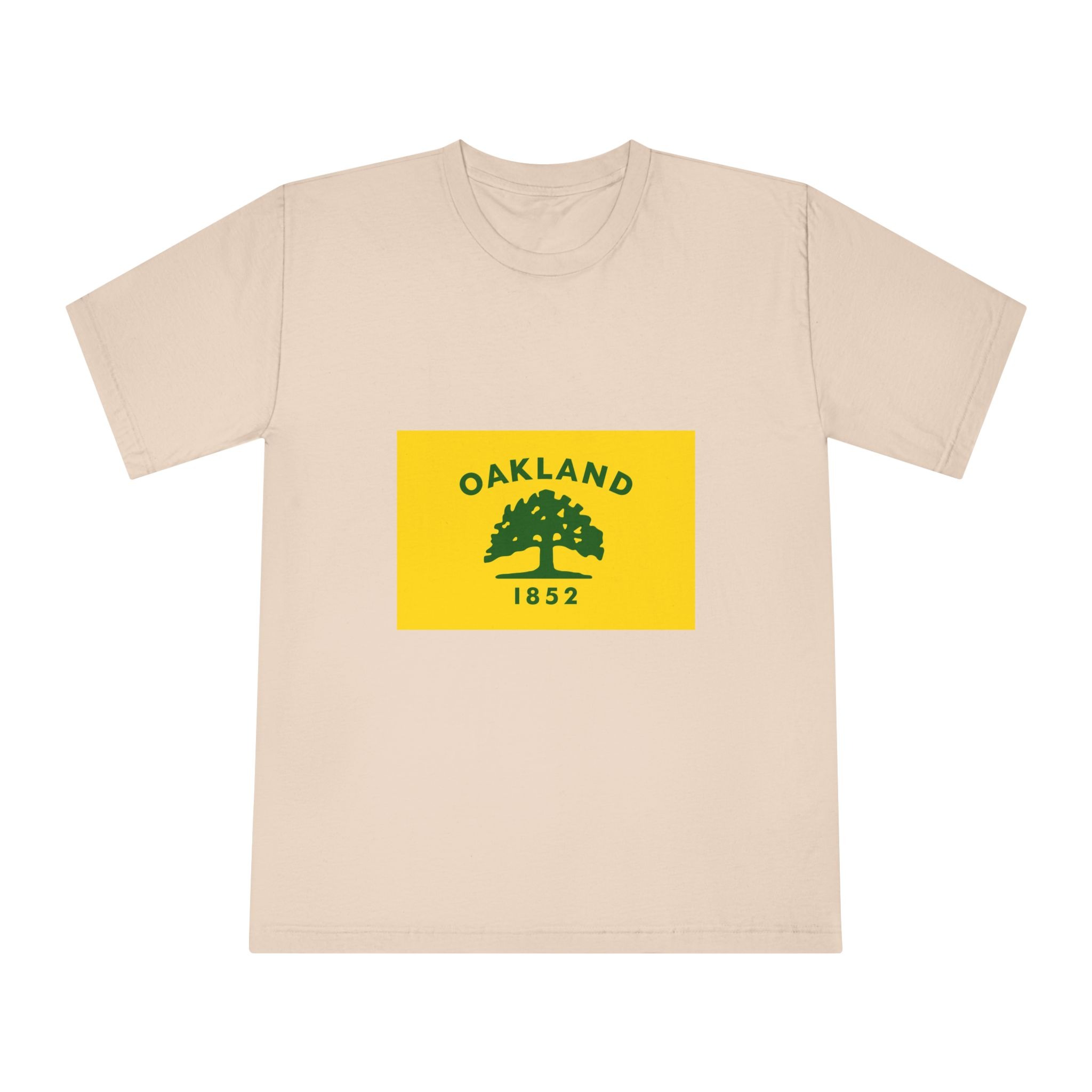 Flag of Oakland California Unisex Classic Crewneck T Shirt - Image 9