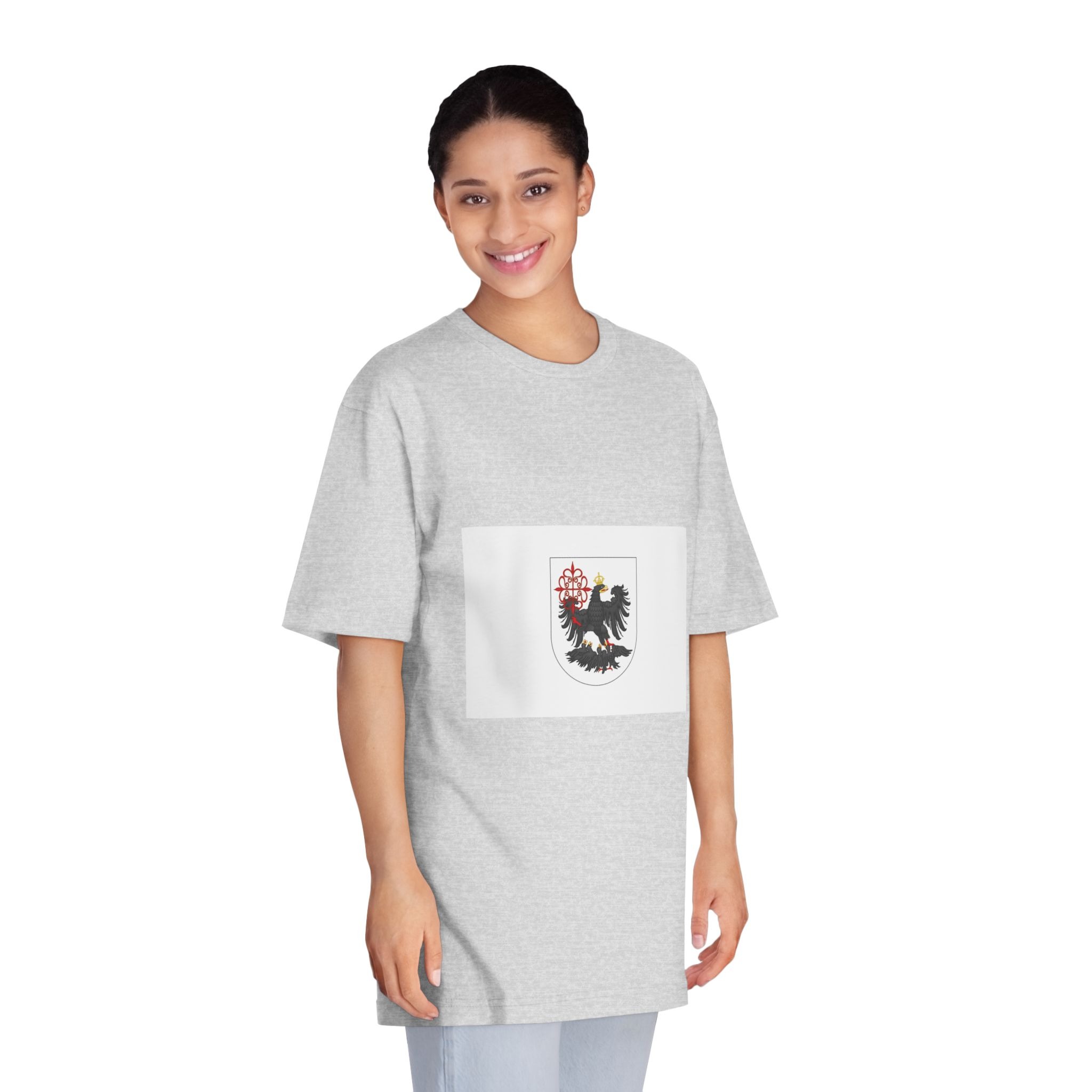 Bandera de La Ciudad de Buenos Aires Unisex Classic Crewneck T Shirt - Image 15
