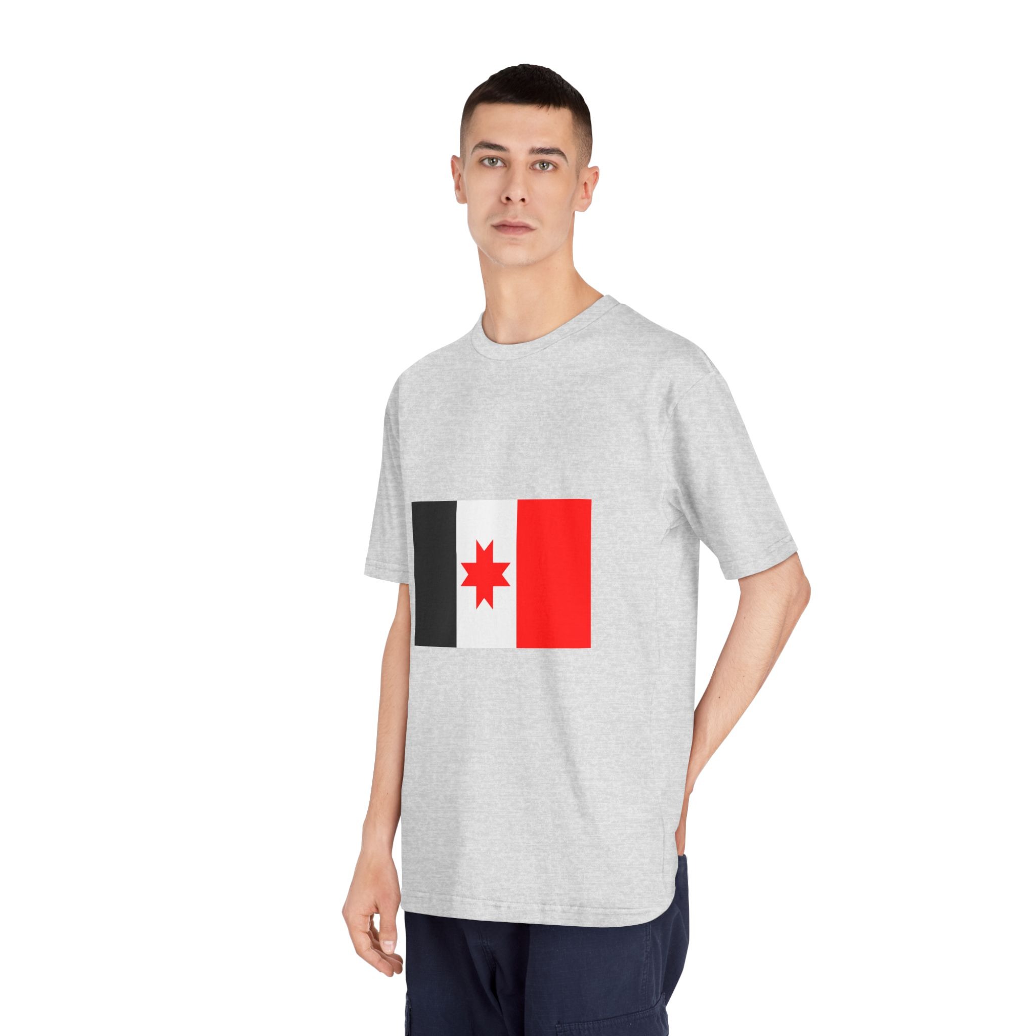 Flag of Udmurtia Unisex Classic Crewneck T Shirt - Image 16