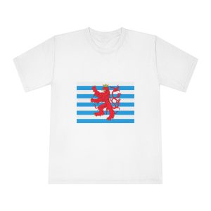 Civil Ensign Luxembourg Red White Light Blue Horizontal Stripes National Mariti Unisex Classic Crewneck T Shirt