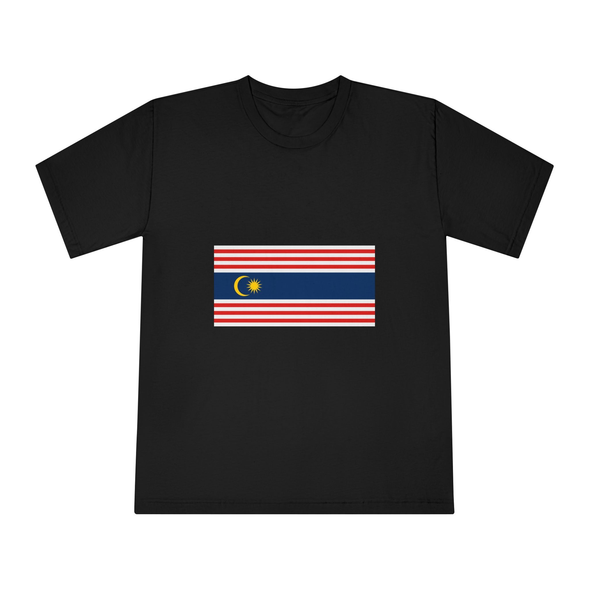 Flag of Kuala Lumpur, Malaysia Unisex Classic Crewneck T Shirt - Image 5