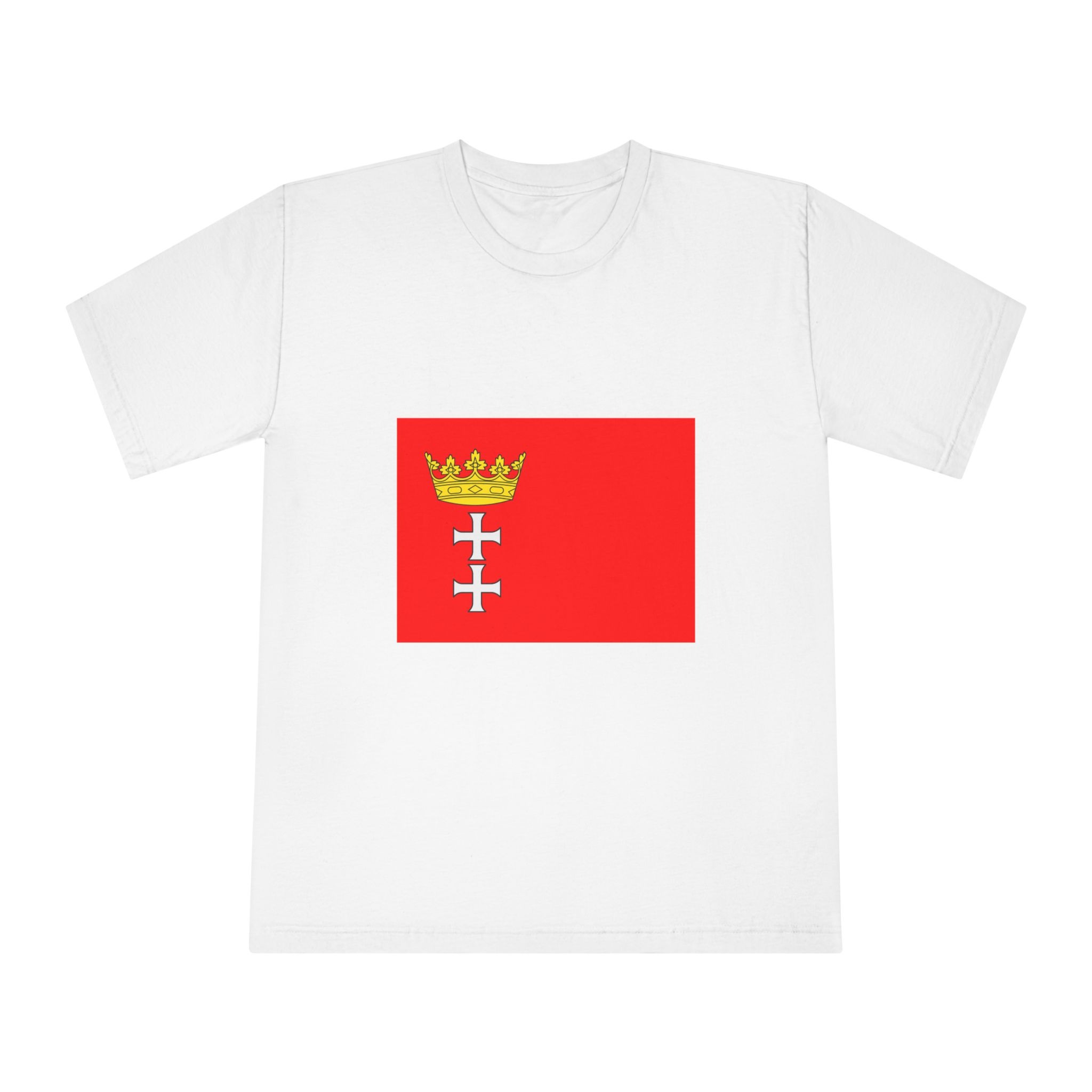 Flag of Gdansk Unisex Classic Crewneck T Shirt