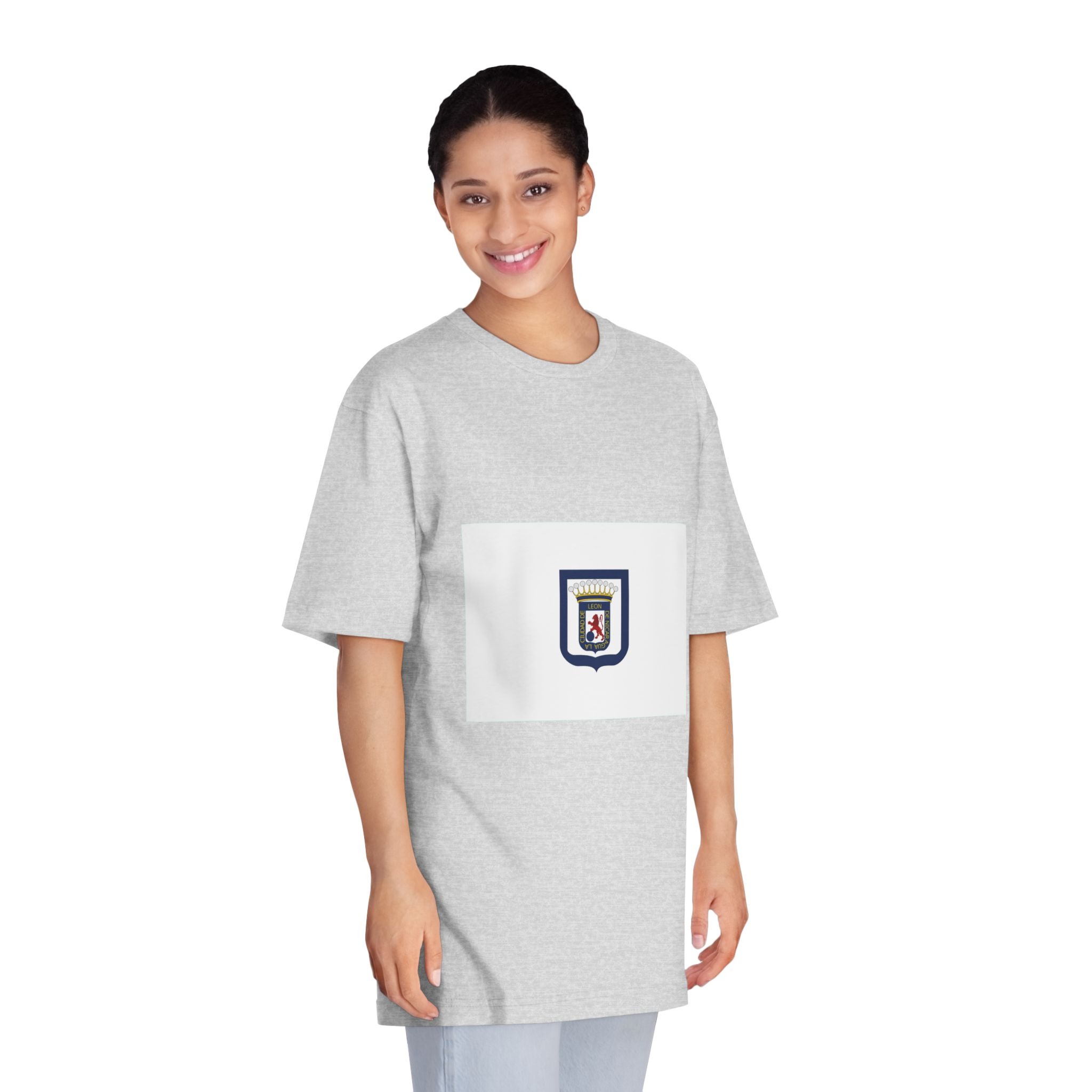 Flag of Leon, Nicaragua Unisex Classic Crewneck T Shirt - Image 15